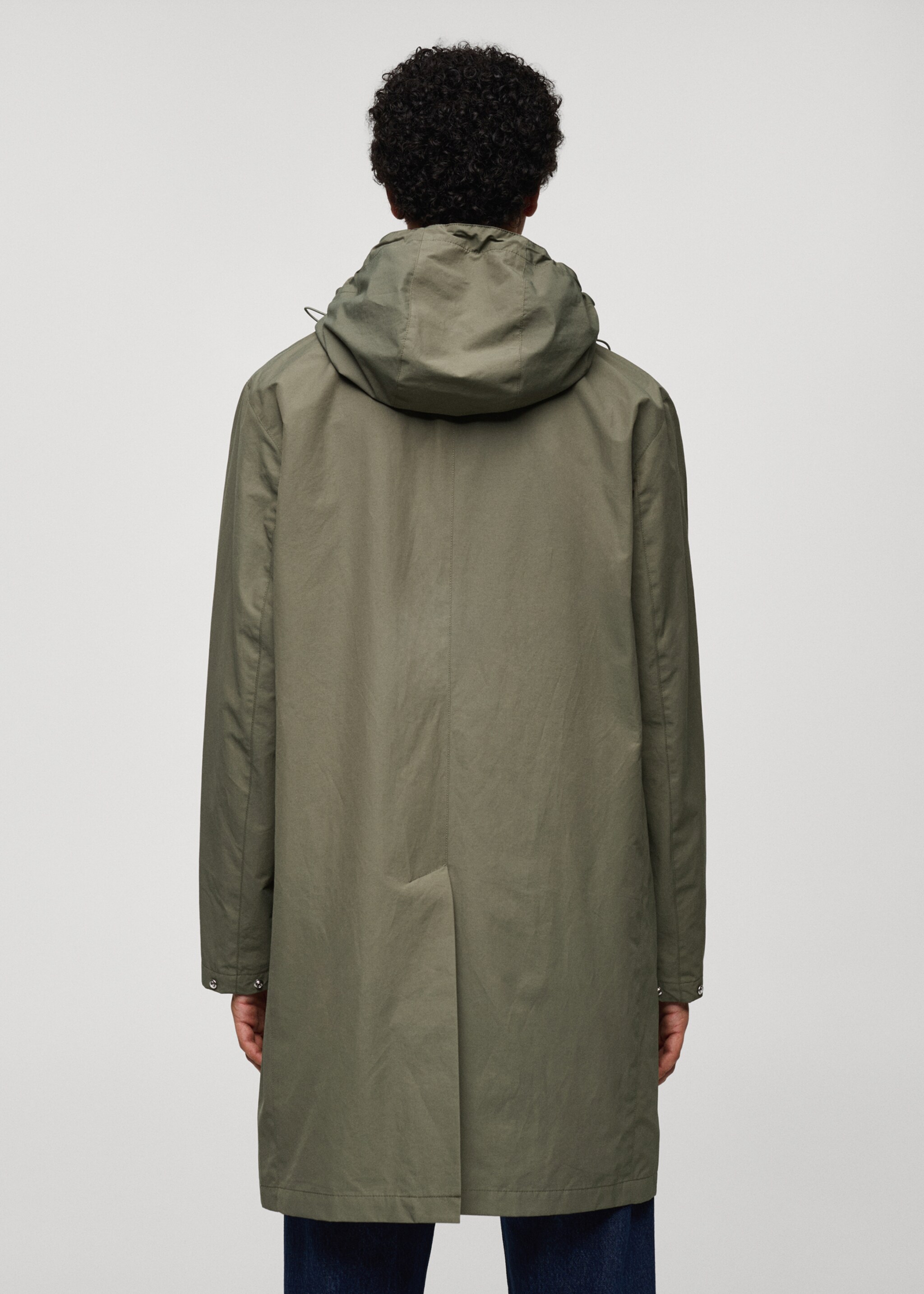 Parka capucha water repellent - Reverso del artículo
