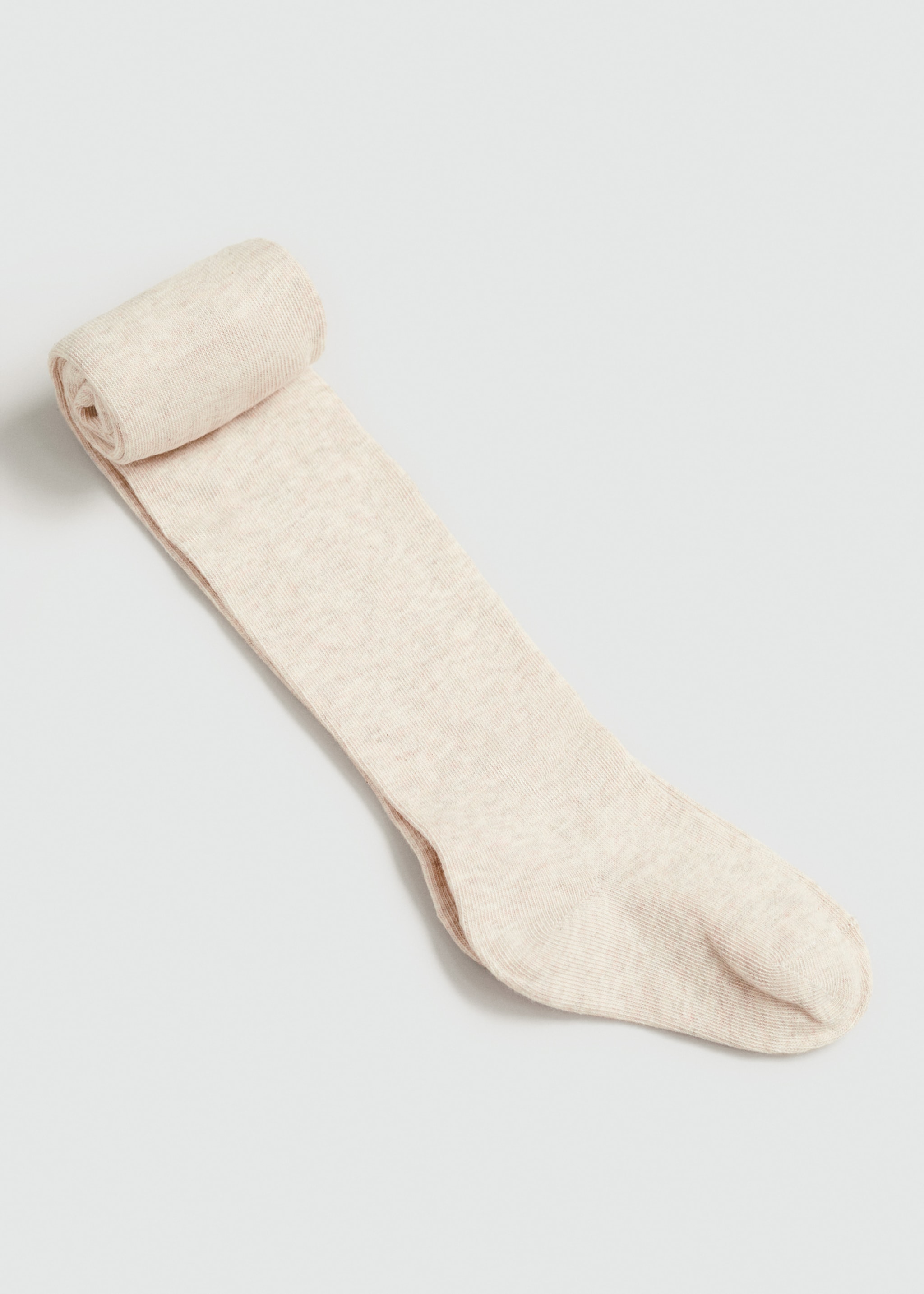 Cotton stockings - Reverse of the article, Sand. Ref: 77054437-00.