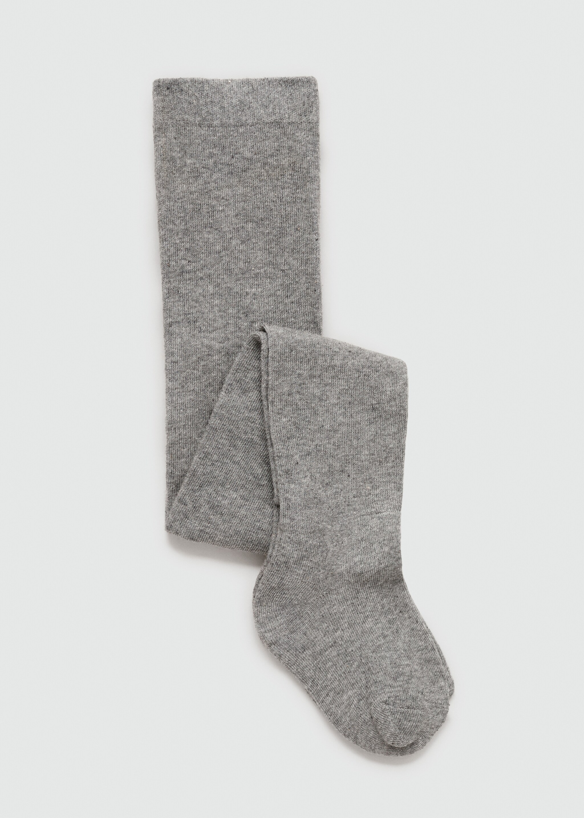 Cotton stockings - Reverse of the article, Medium Heather Grey. Ref: 77054437-00.
