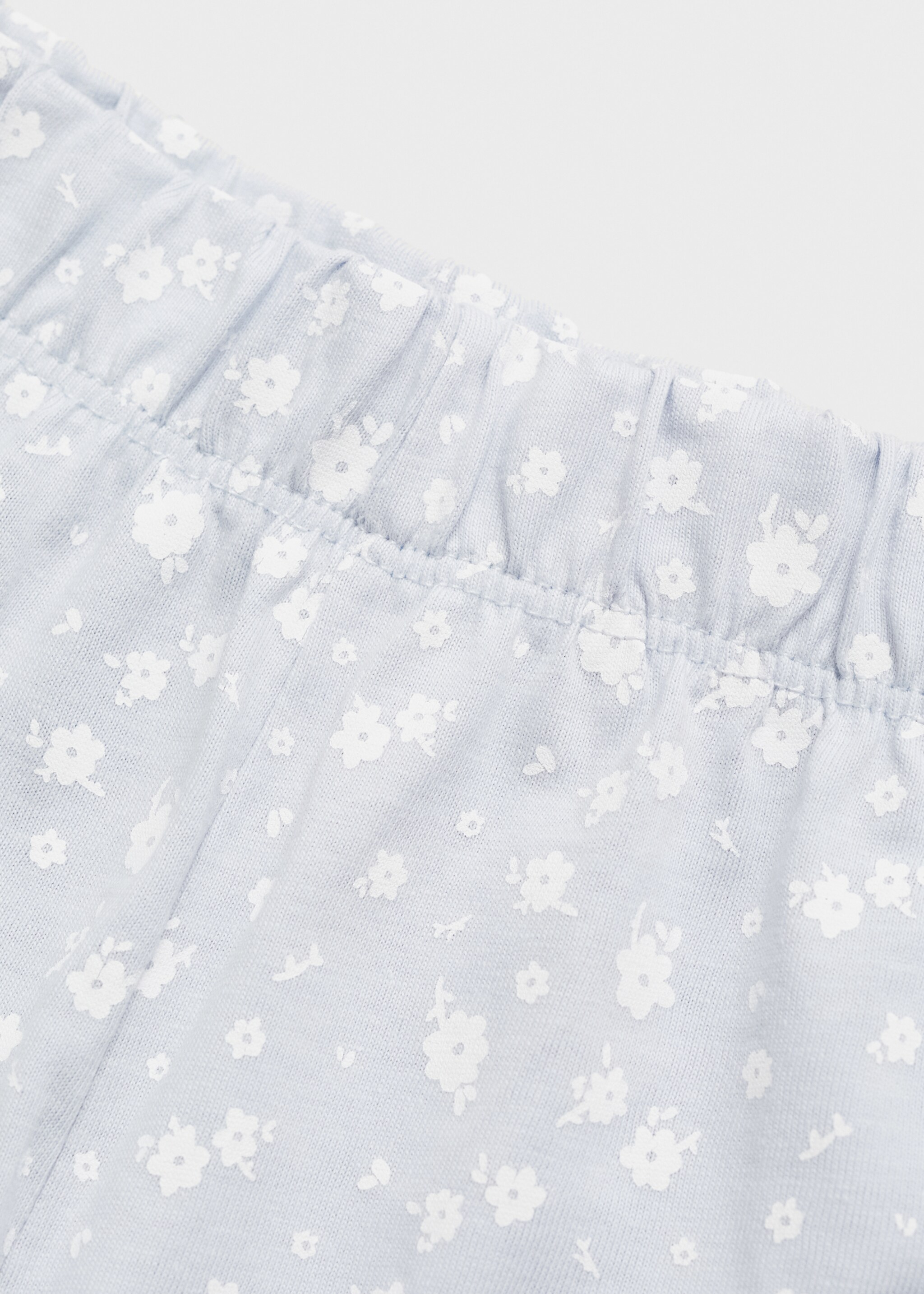 Printed long pyjamas - Details of the article 0, Sky Blue. Ref: 77054438-00.