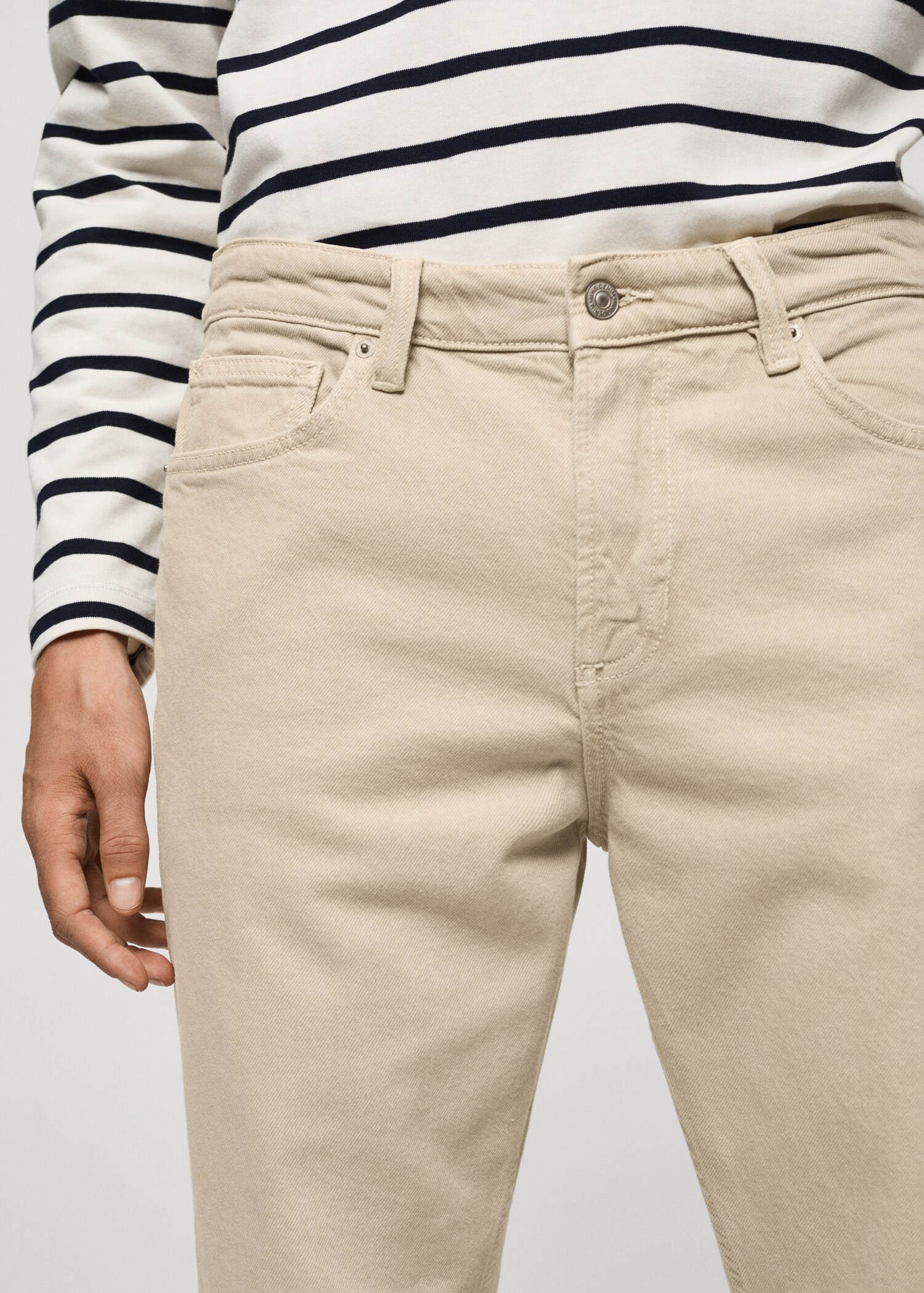 Ben tapered cropped jeans - Details of the article 1