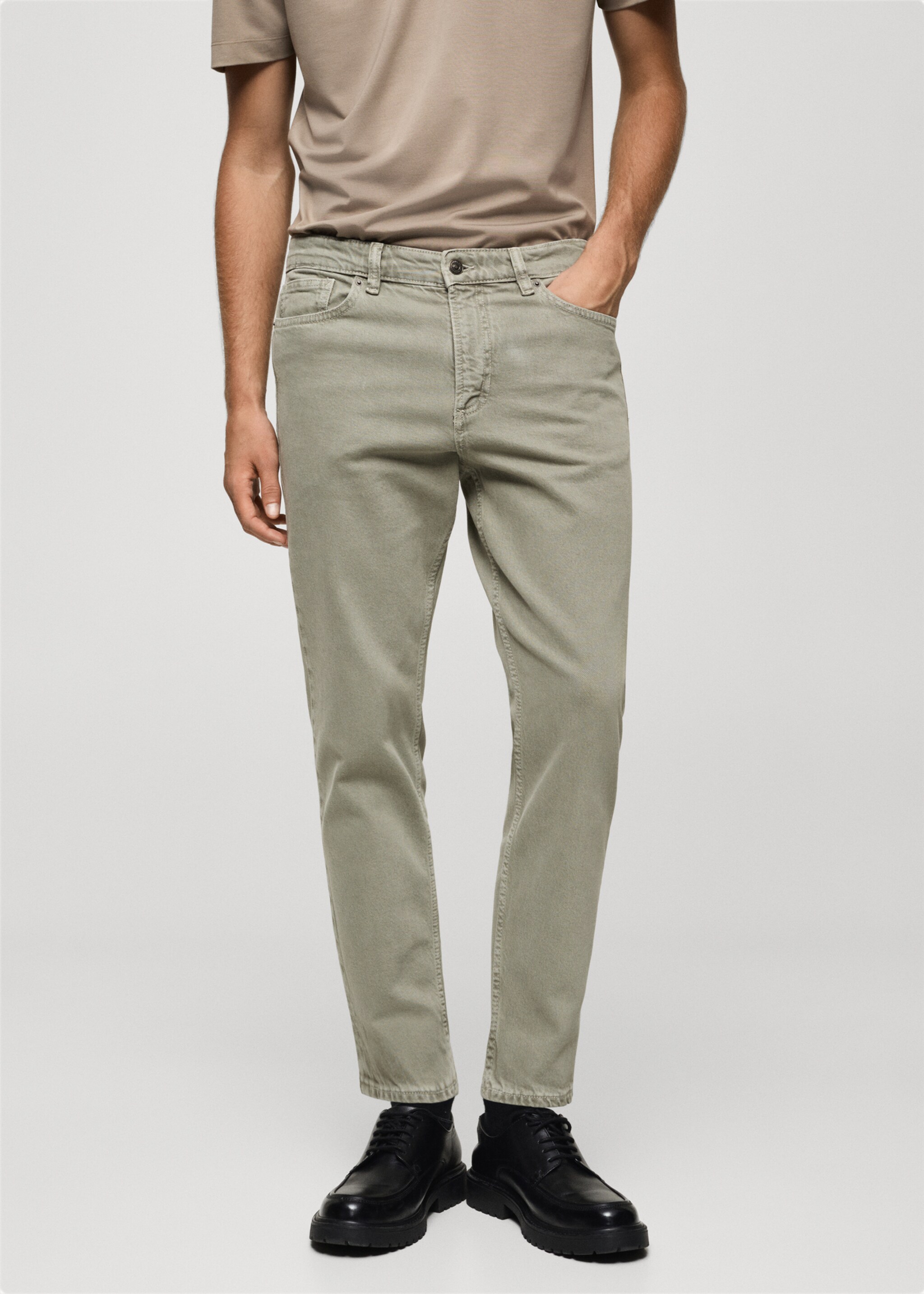 Tapered-Jeans Ben in Cropped-Länge - Mittlere Ansicht