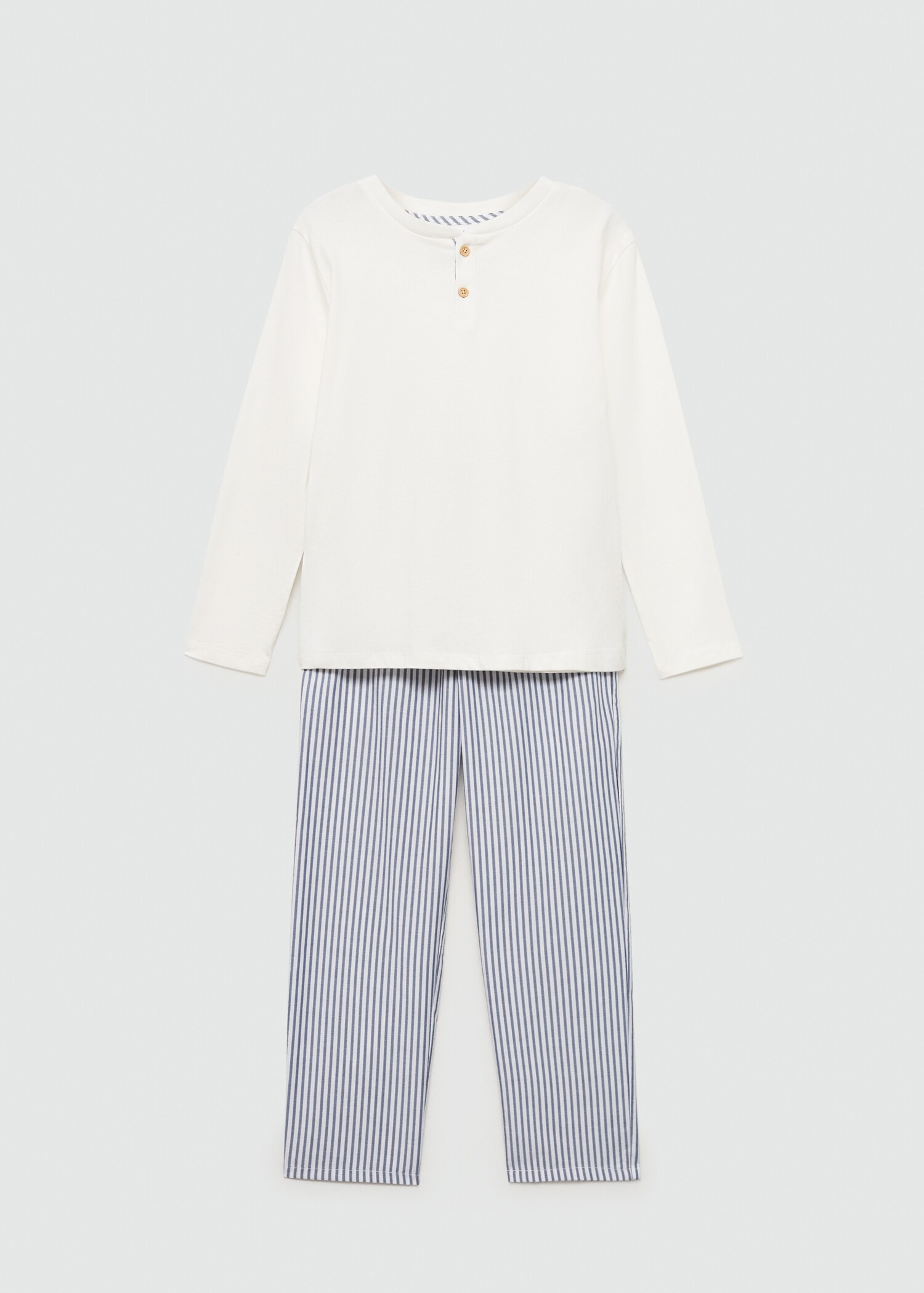 Randig lång pyjamas - Artikel utan modell