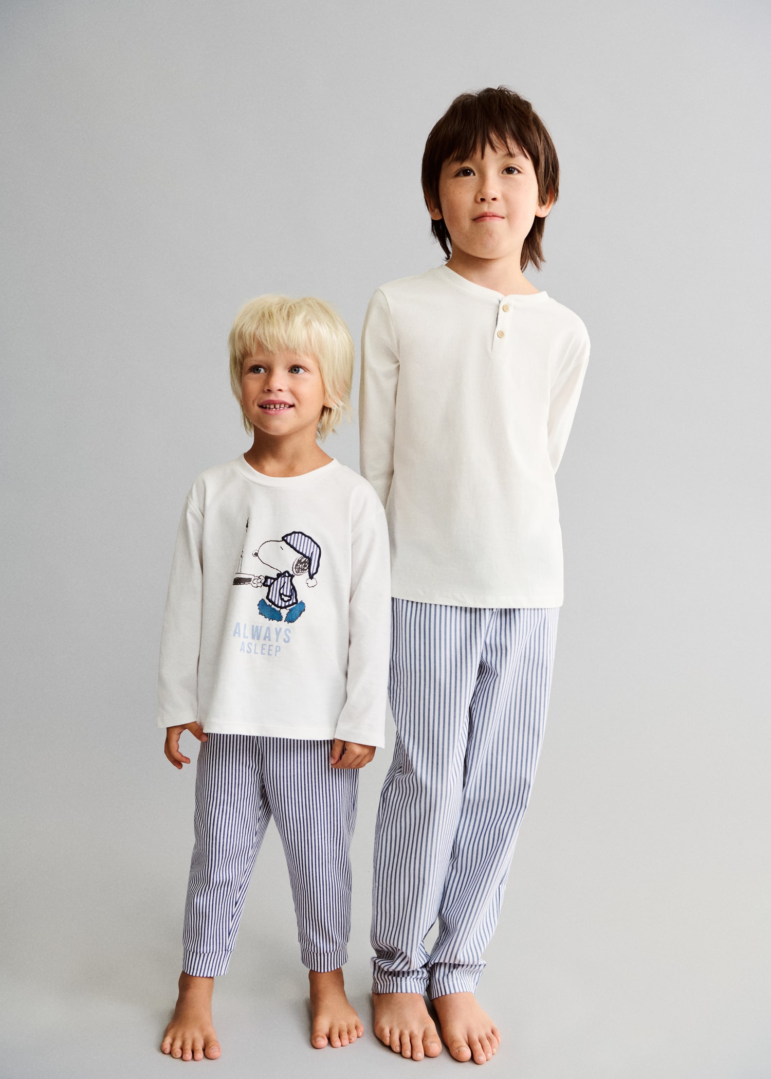 Striped long pyjamas Boys MANGO OUTLET Hungary - Main Image