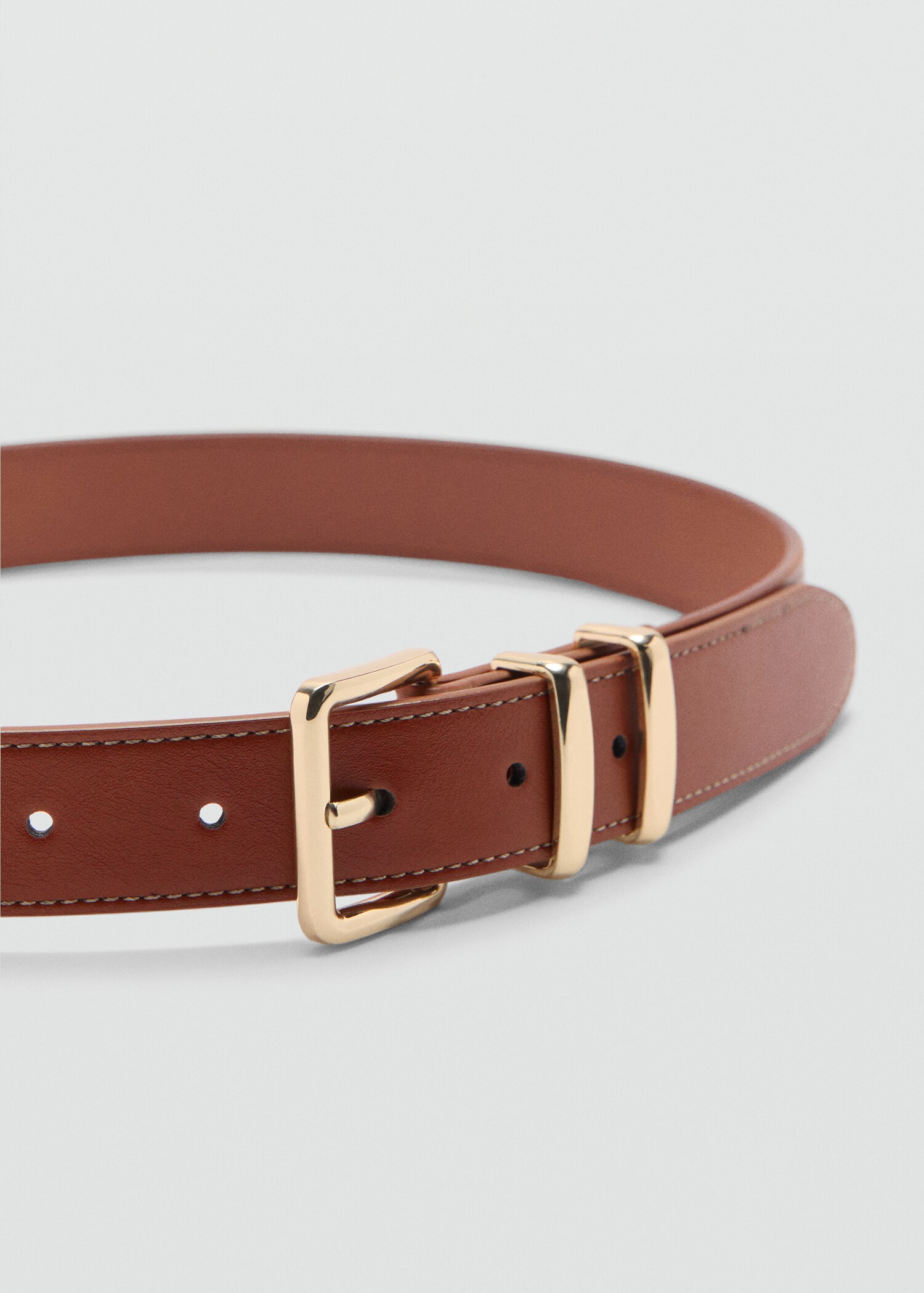 Square buckle belt - Medium plane