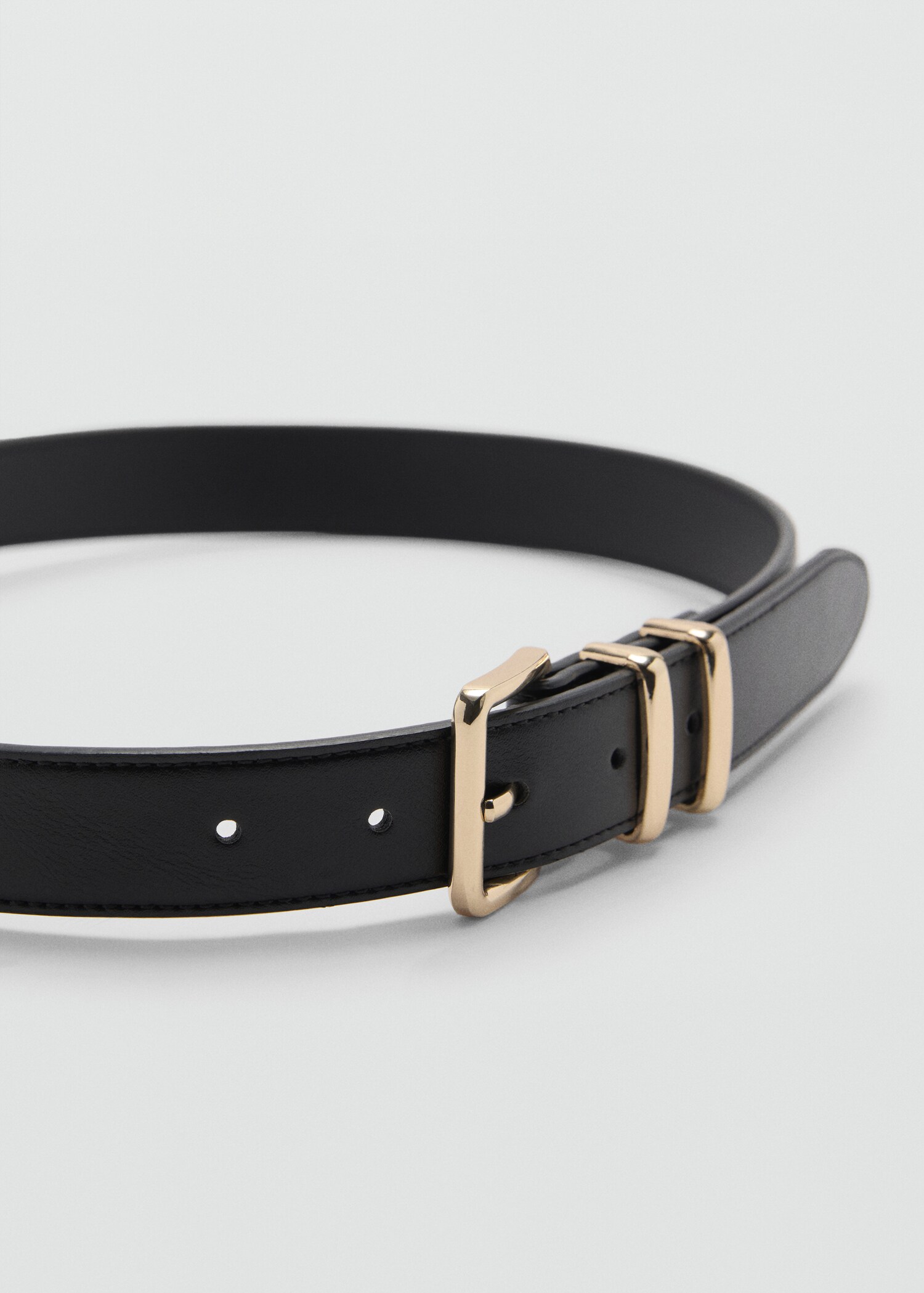 Square buckle belt - Medium plane
