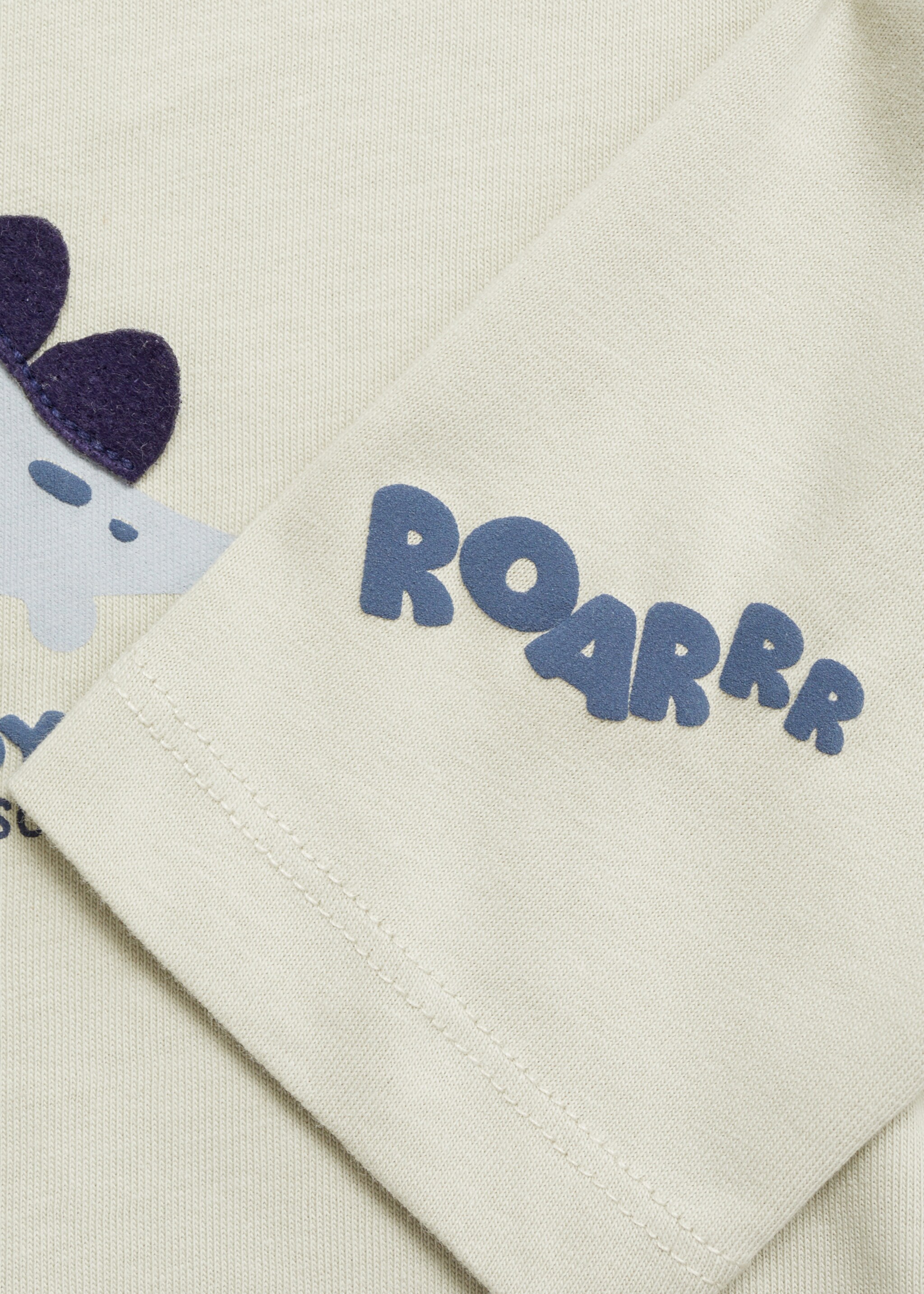 T-Shirt mit Dinosaurier-Motiv - Detail des Artikels 0, Pastellgrün. Ref: 77054455-00.