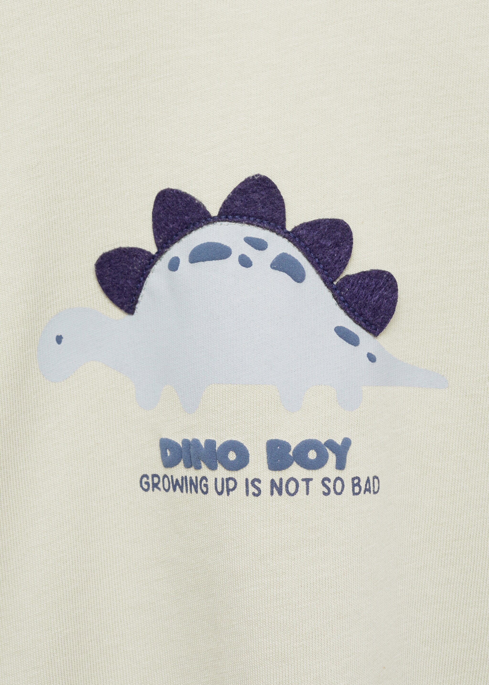 T-Shirt mit Dinosaurier-Motiv - Detail des Artikels 8, Pastellgrün. Ref: 77054455-00.