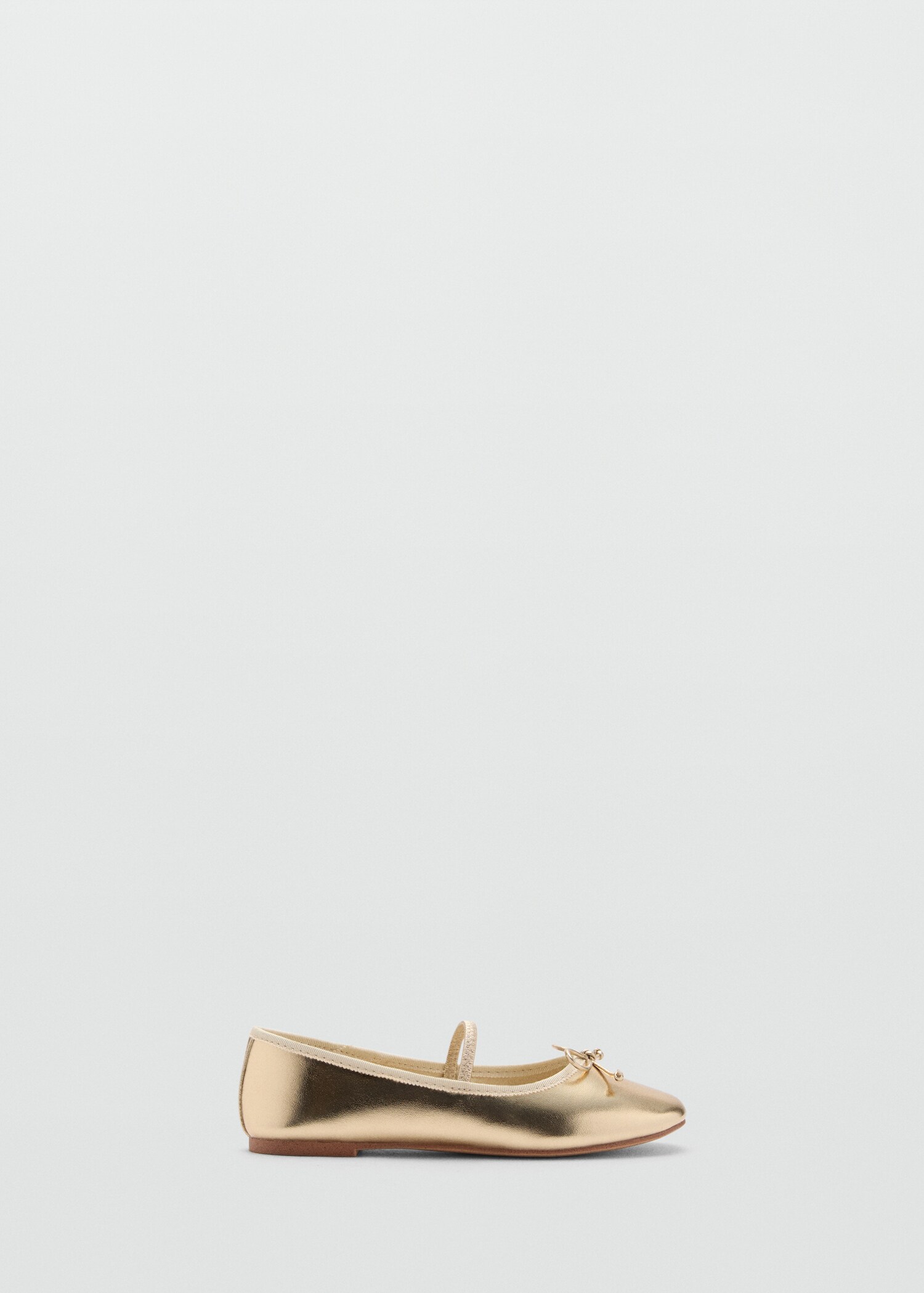 Metallic strip ballerinas - Article without model