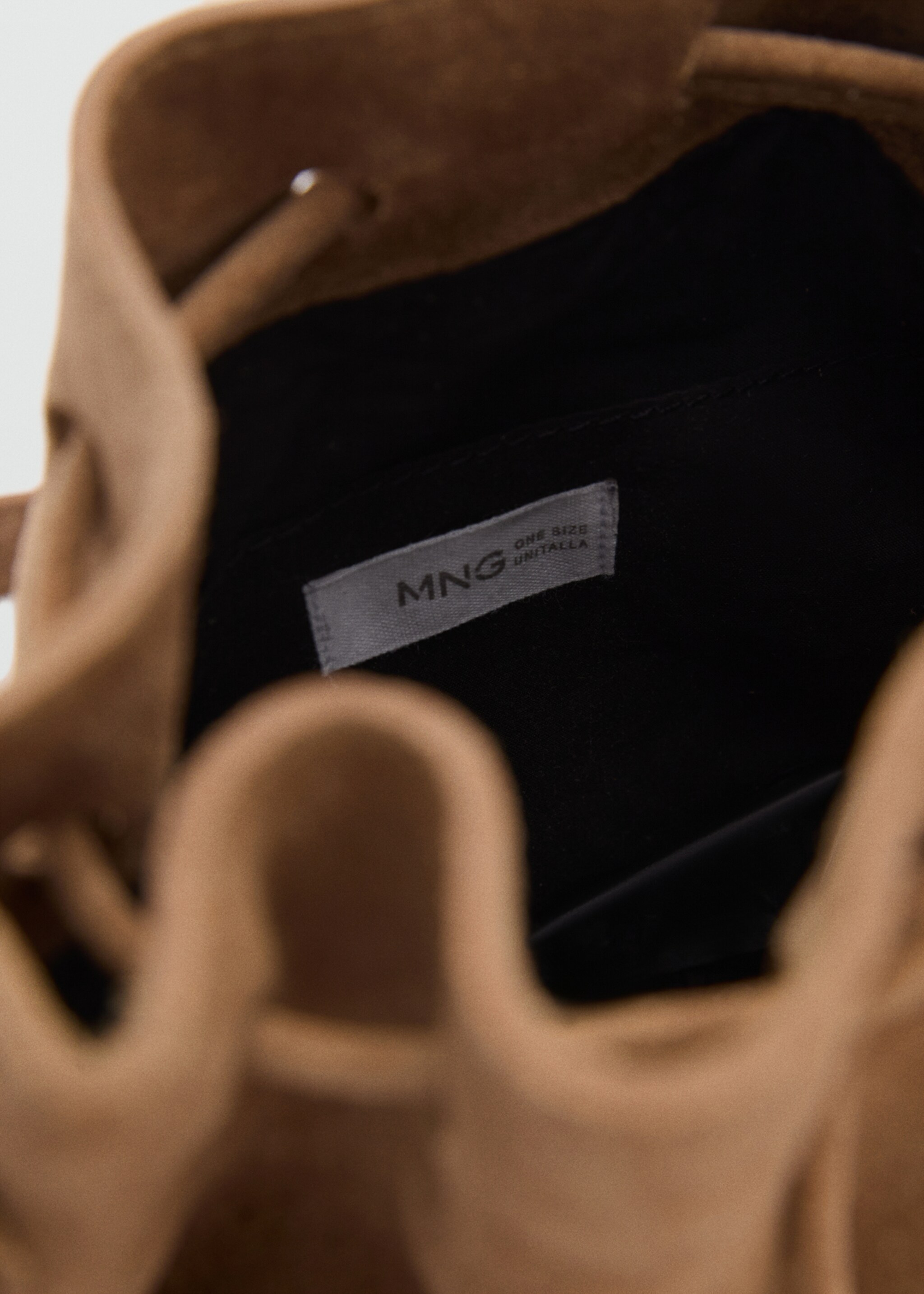 Leather mini shopper bag - Details of the article 2