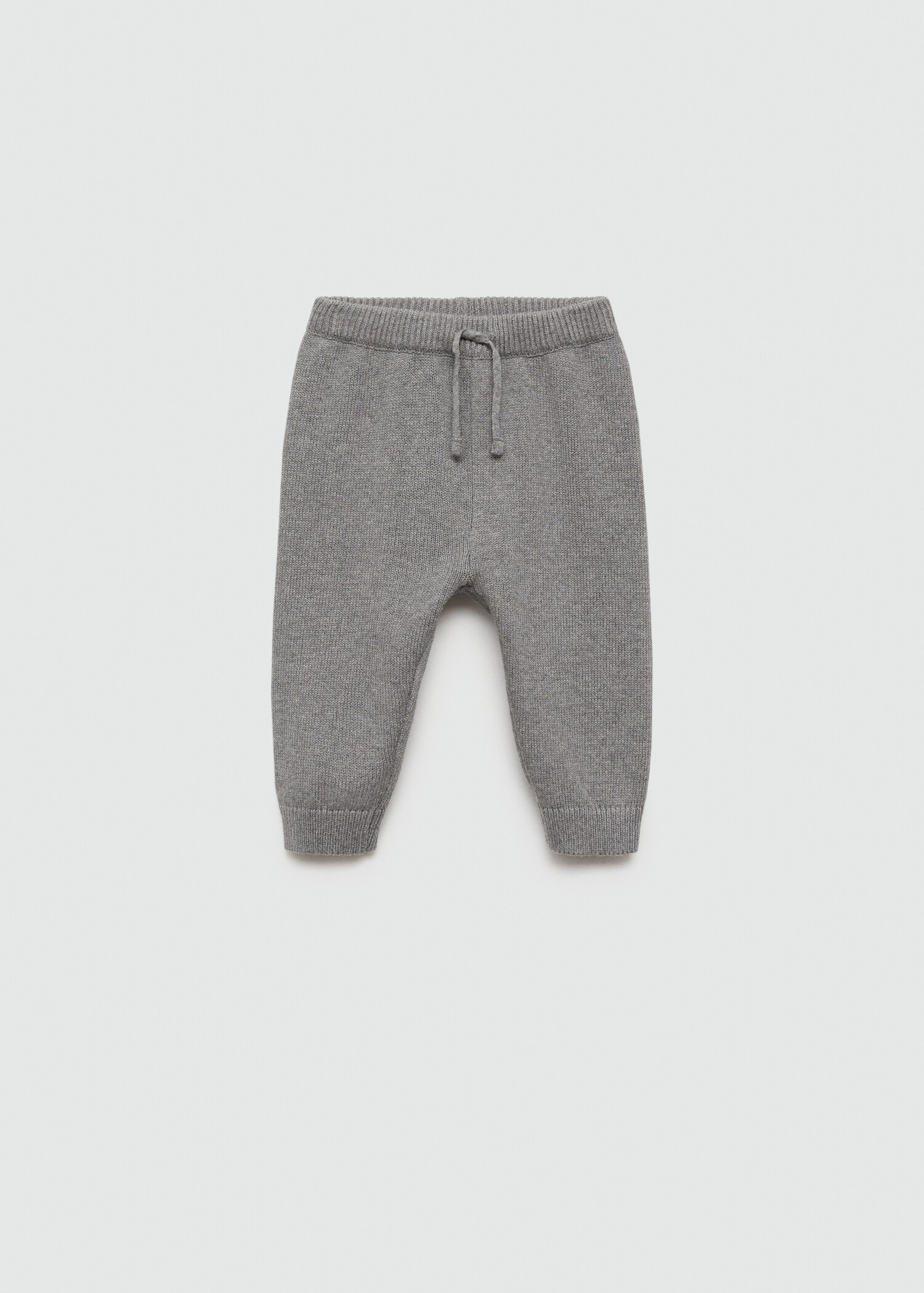 Knit jogger-style trousers - Article without model