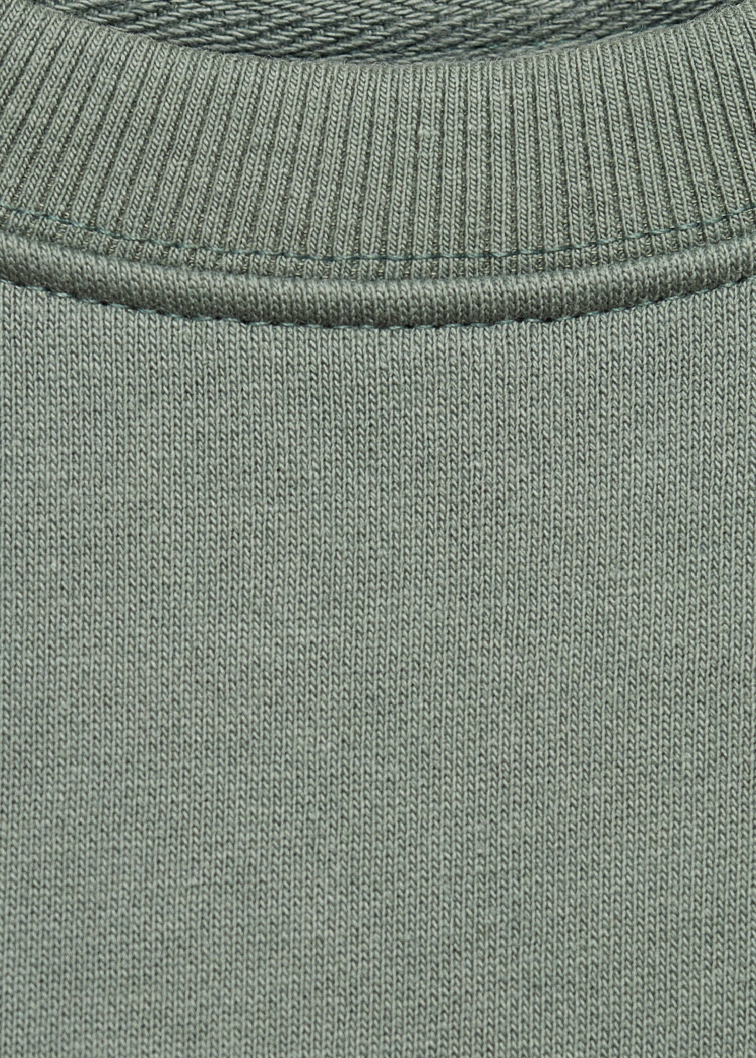 Embroidered detail cotton sweatshirt - Details of the article 0