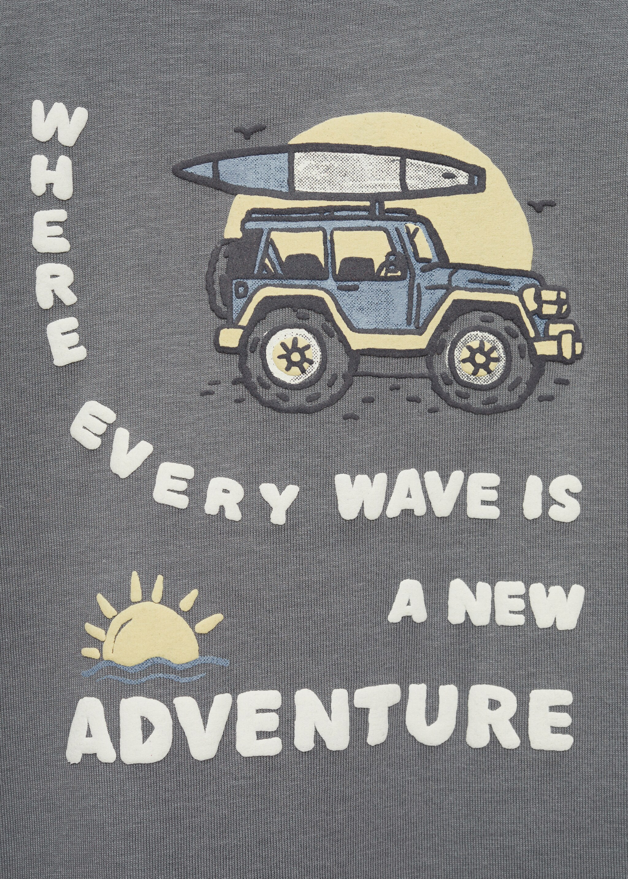 Surf printed t-shirt - Details of the article 0
