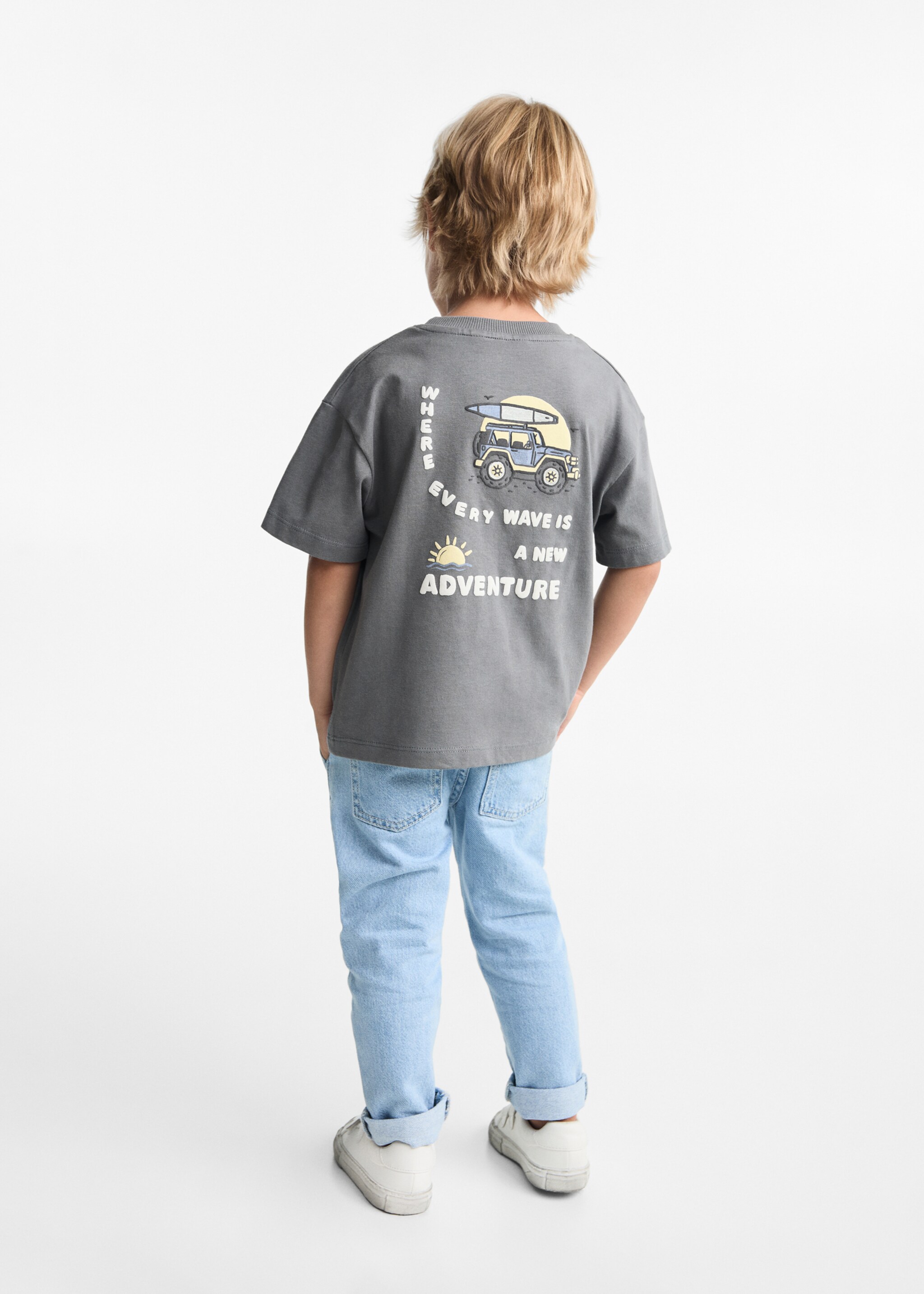 Surf printed t-shirt - Details of the article 1