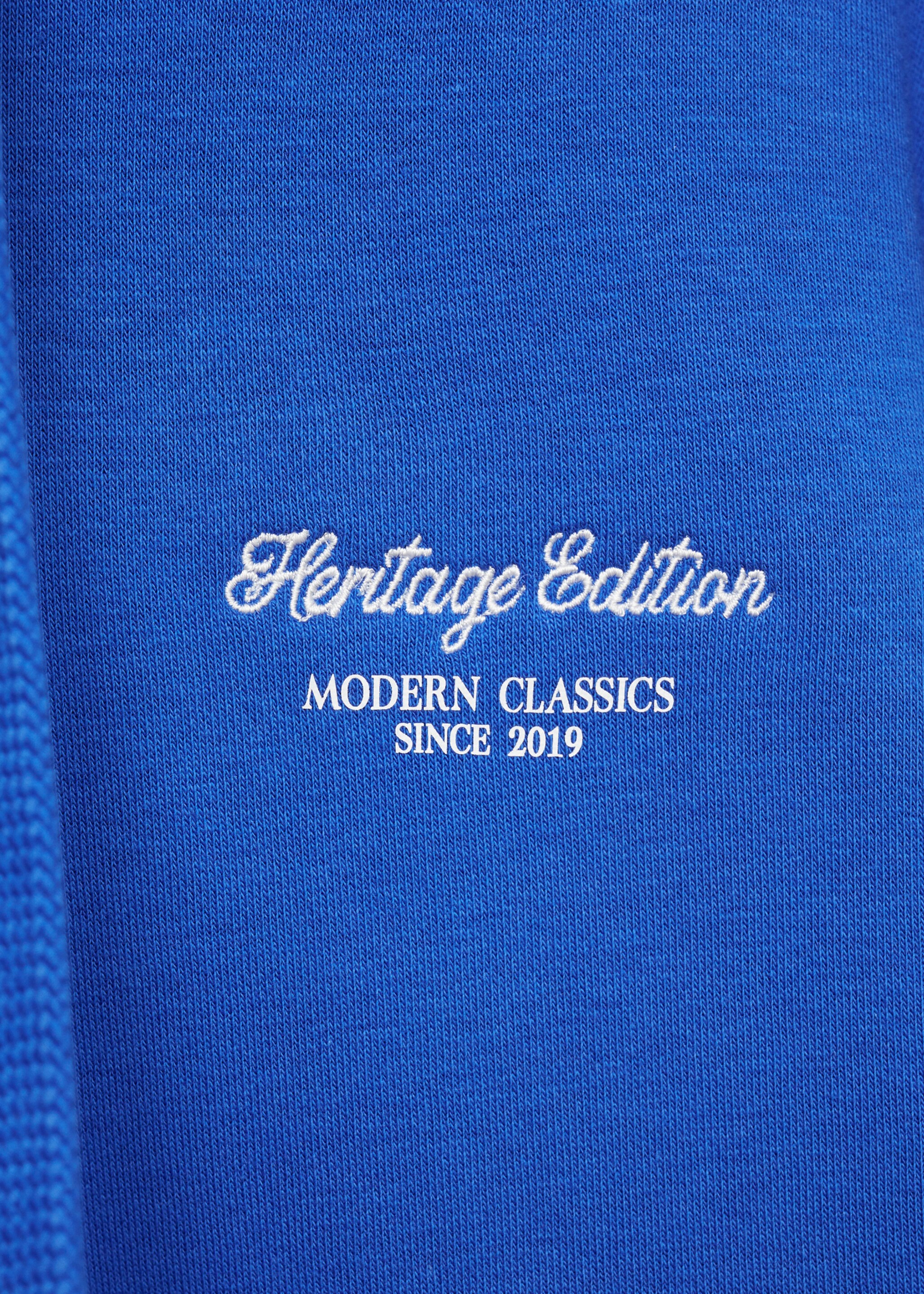 Message zipped hoodie - Details of the article 0, Blue. Ref: 77054783-00.
