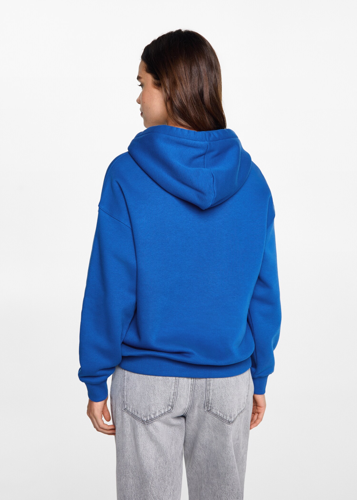 Message zipped hoodie - Reverse of the article