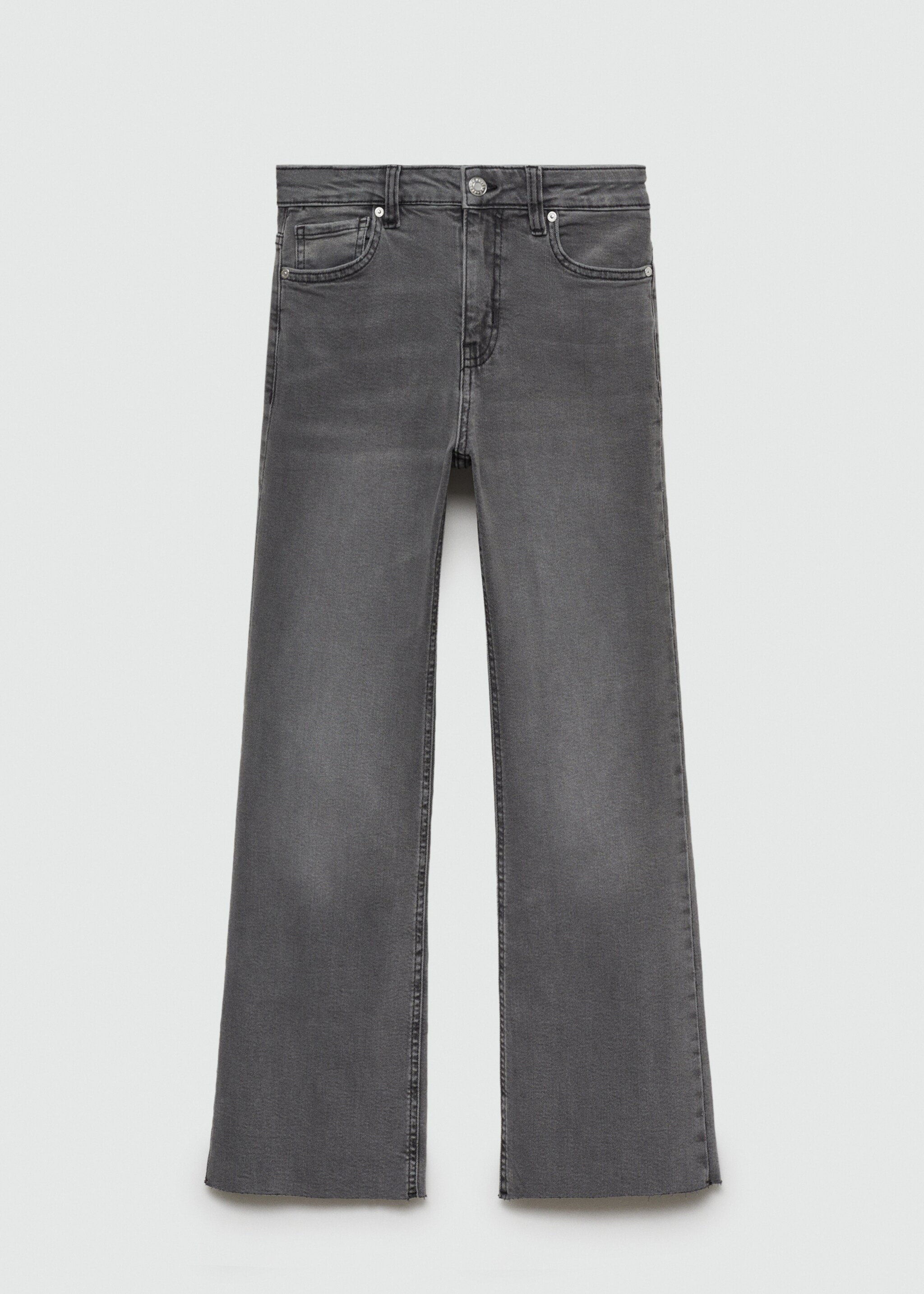 Sienna flared cropped jeans - Article without model, Denim Grey. Ref: 77054785-00.