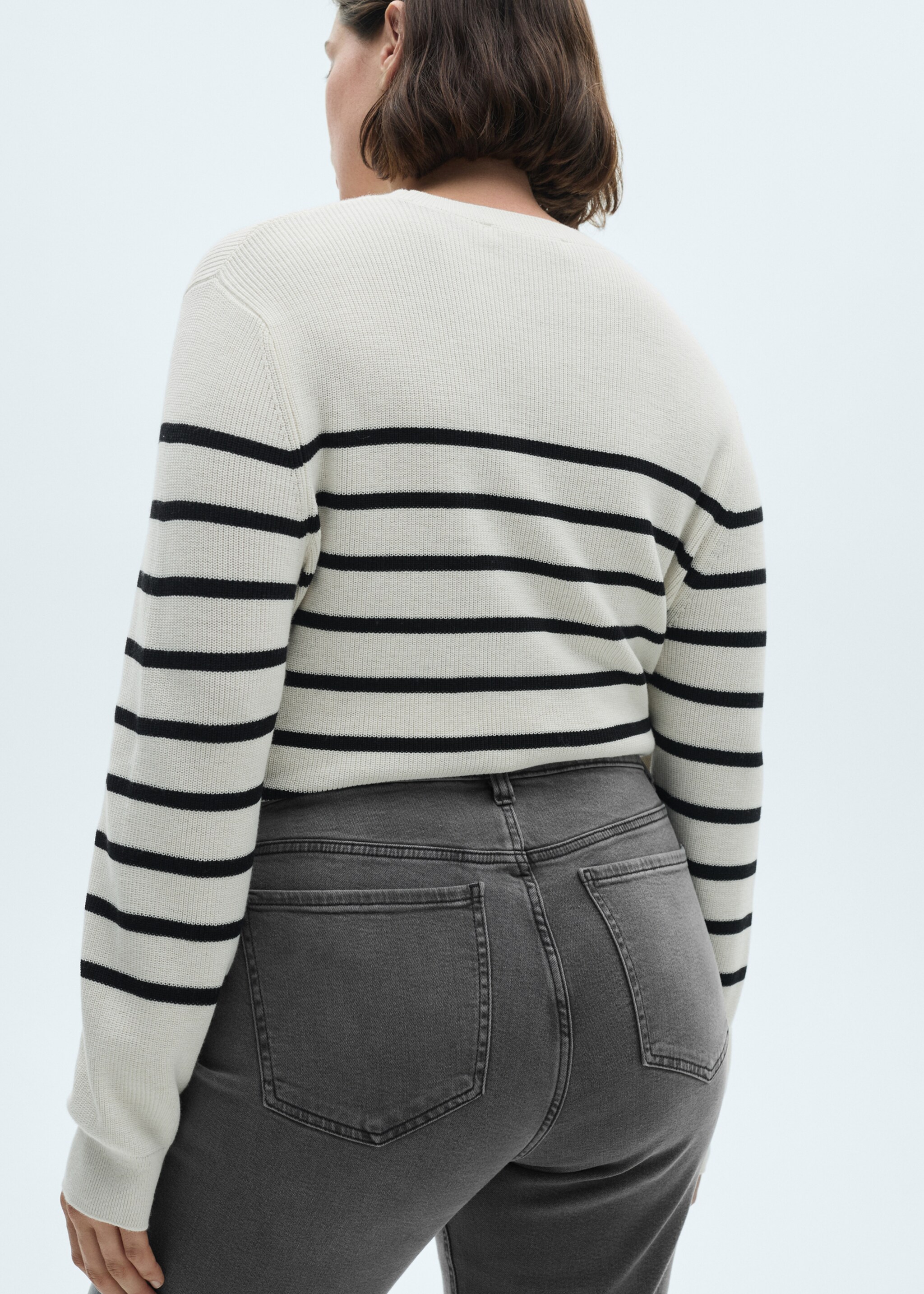 Sienna flared cropped jeans - Details of the article 4, Denim Grey. Ref: 77054785-00.