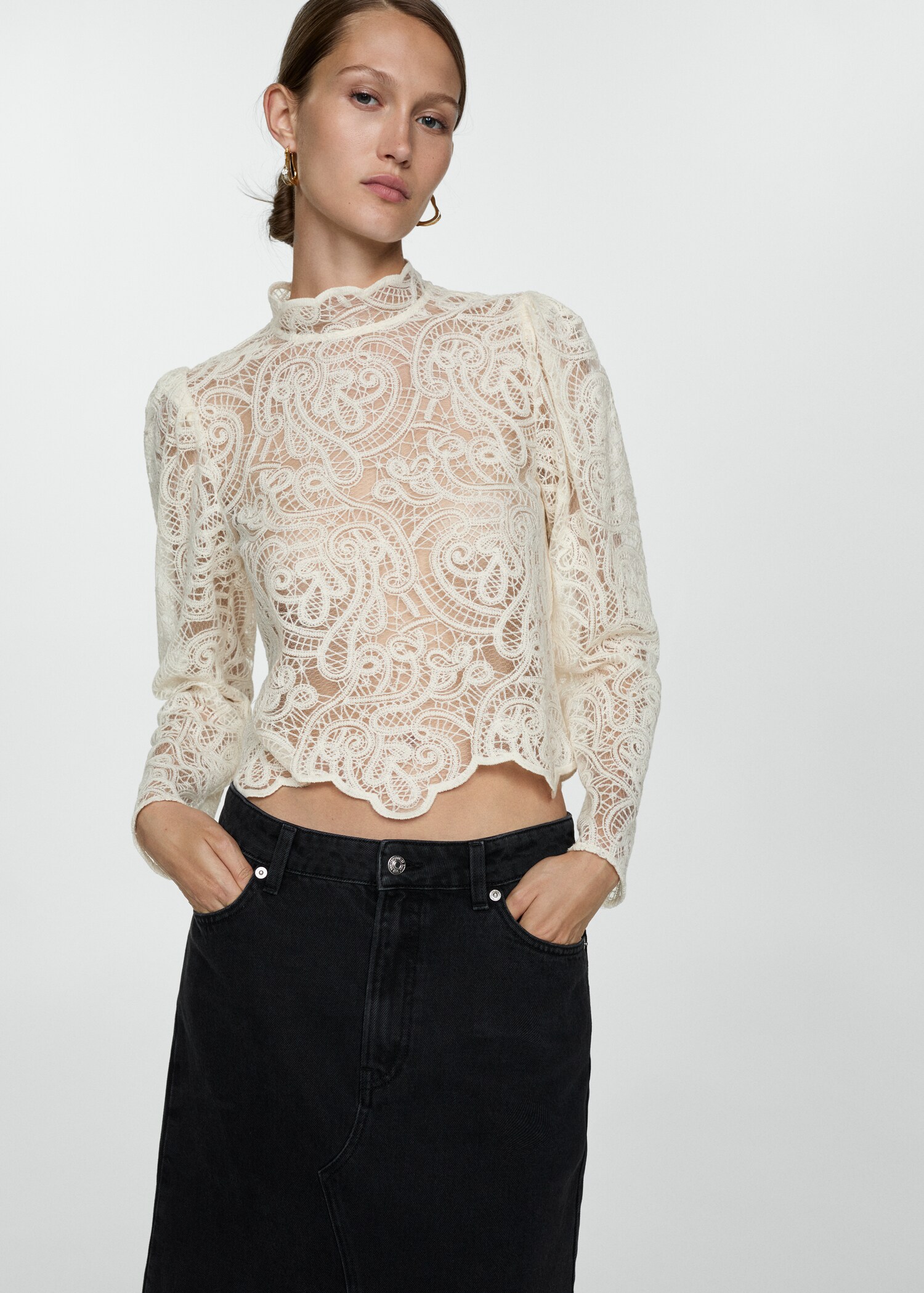 Midi-Jeansrock - Detail des Artikels 1