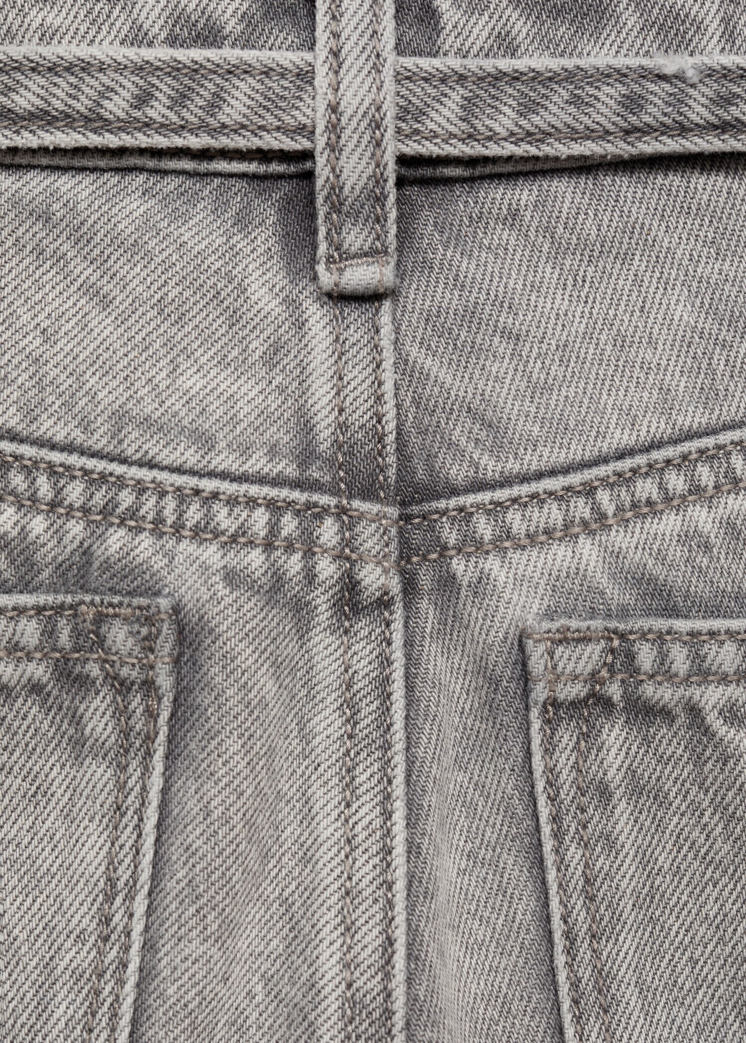 Wideleg-Jeans mit Kordelzug - Detail des Artikels 0