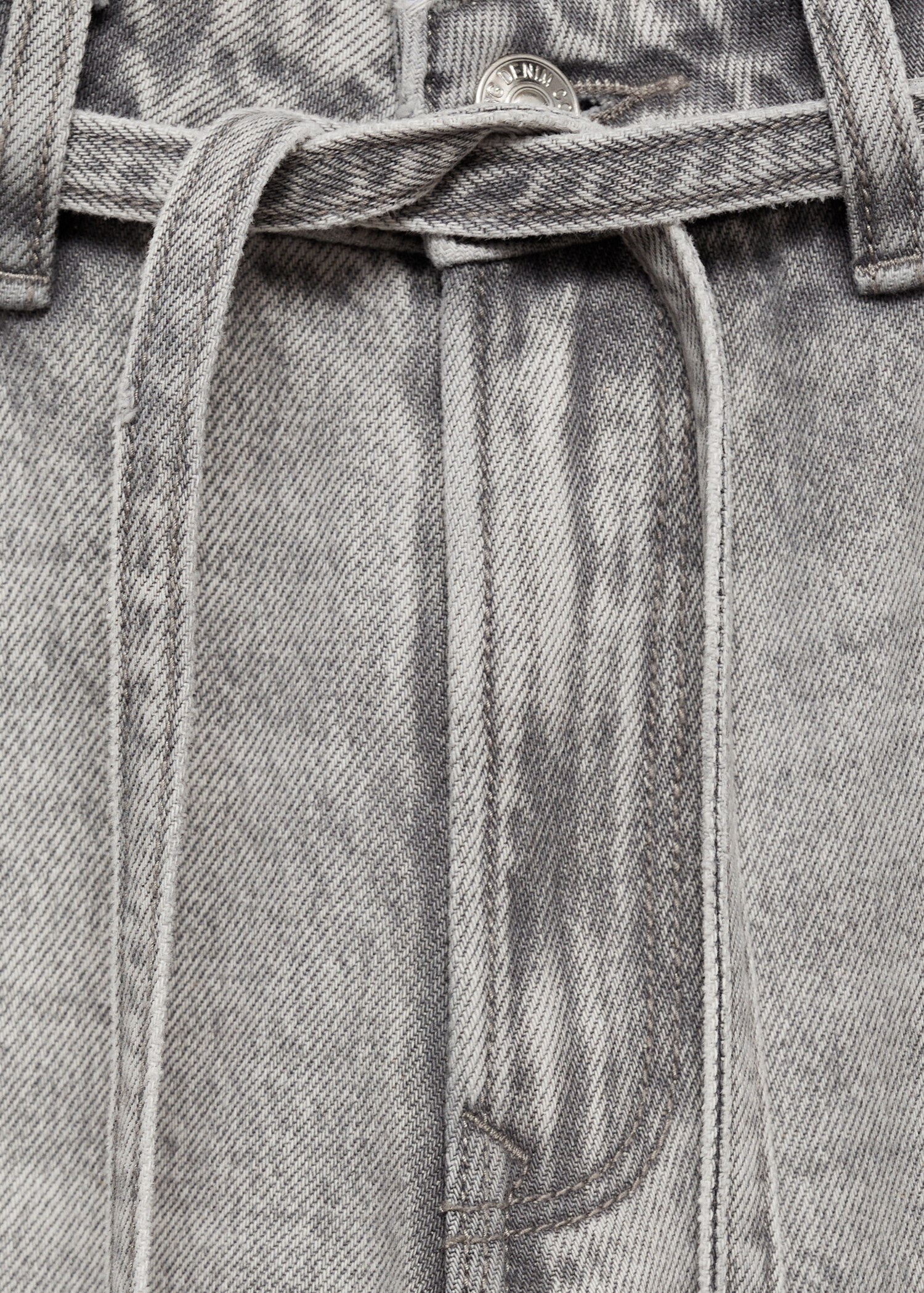 Wideleg-Jeans mit Kordelzug - Detail des Artikels 8