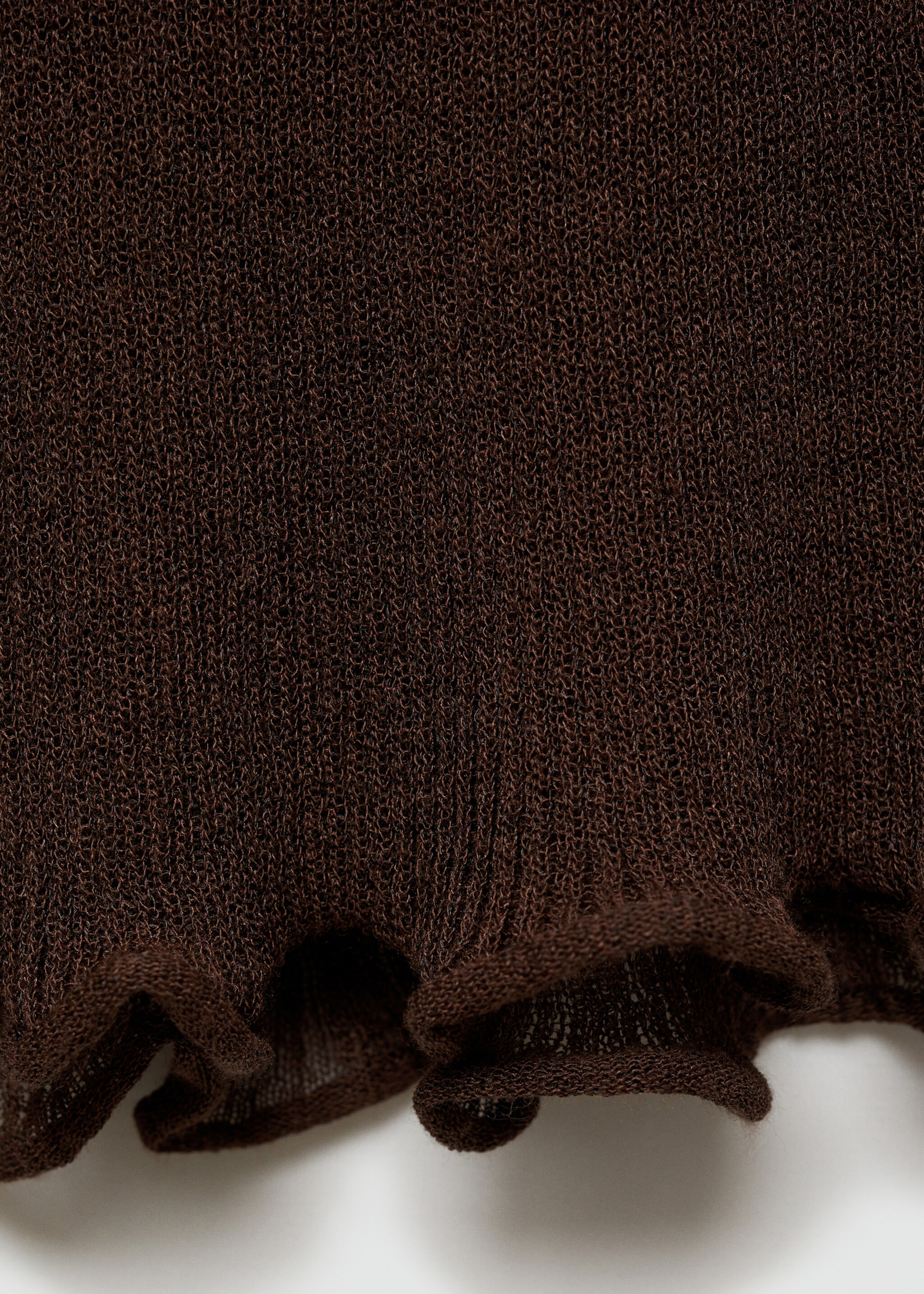 Pantalon maille flare - Détail de l'article 0, Marron. Ref: 77054791-00.