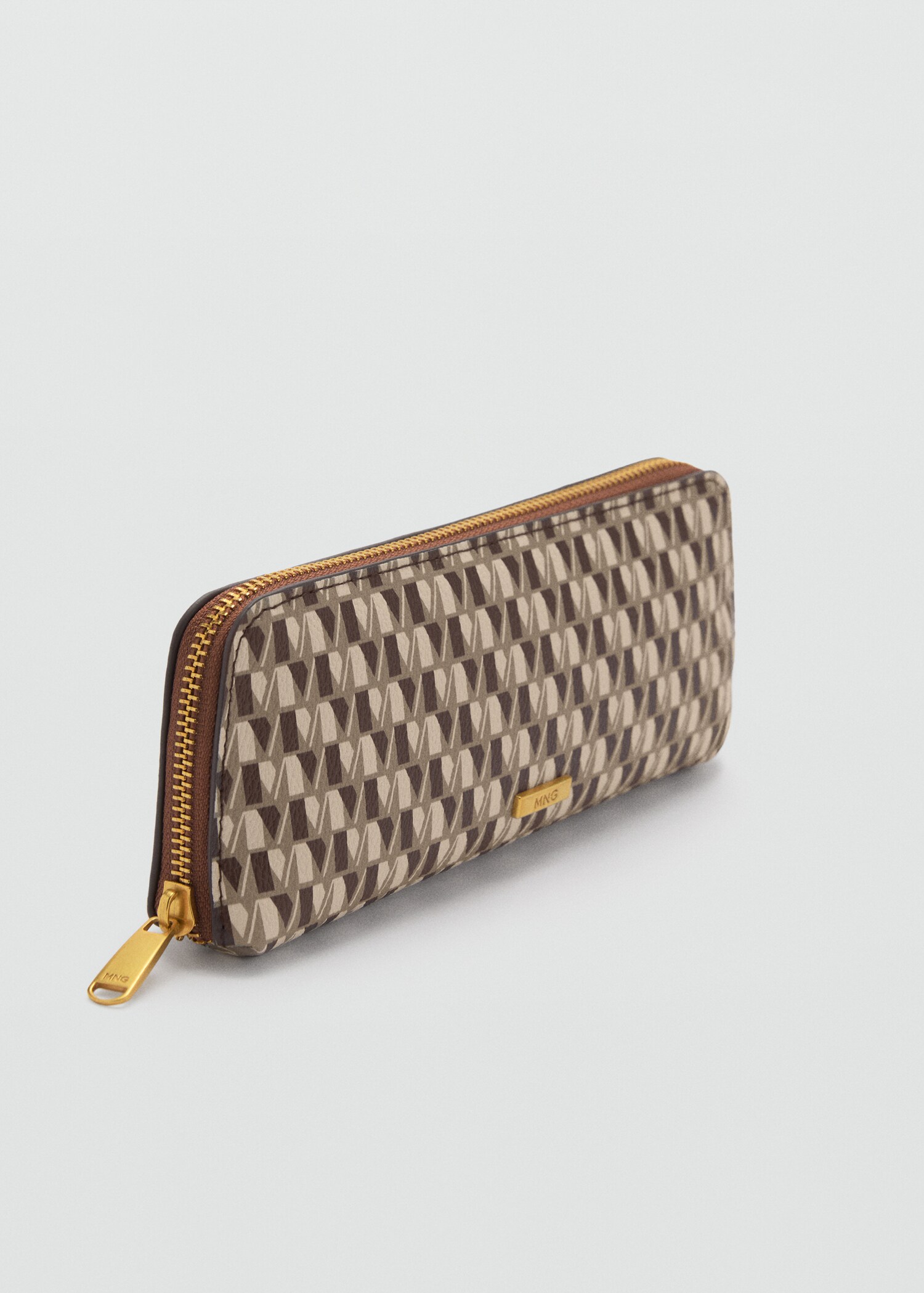 Estuche cremallera estampado logo - Plano medio