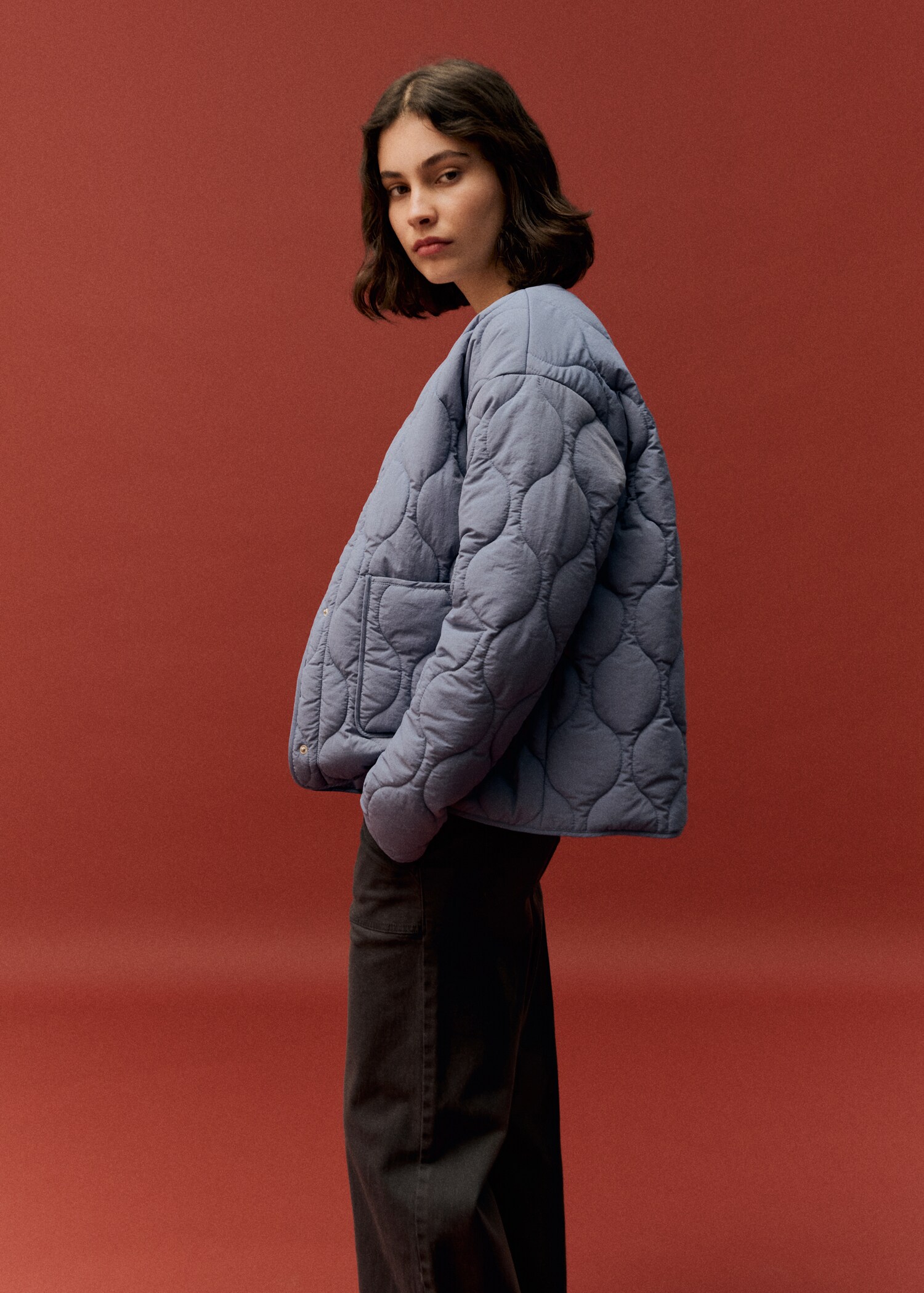 Quilted nylon jacket - Details of the article 5