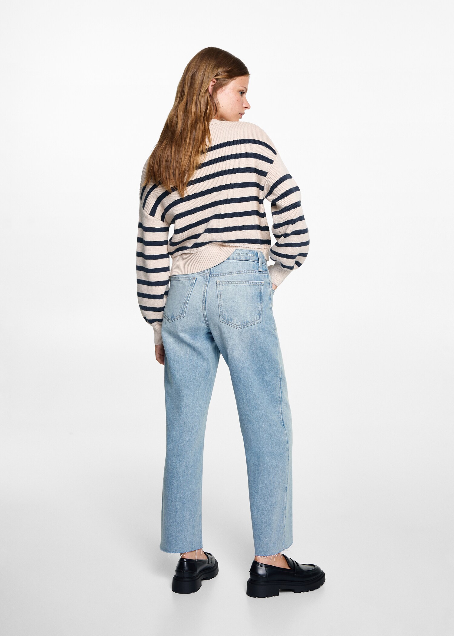 Jean style jupe-culotte couture - Verso de l’article