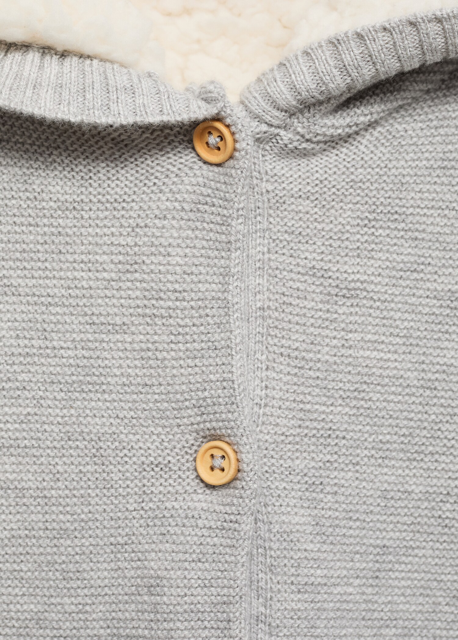 Stickad cardigan med fleecefoder - Detaljer om artikeln 8