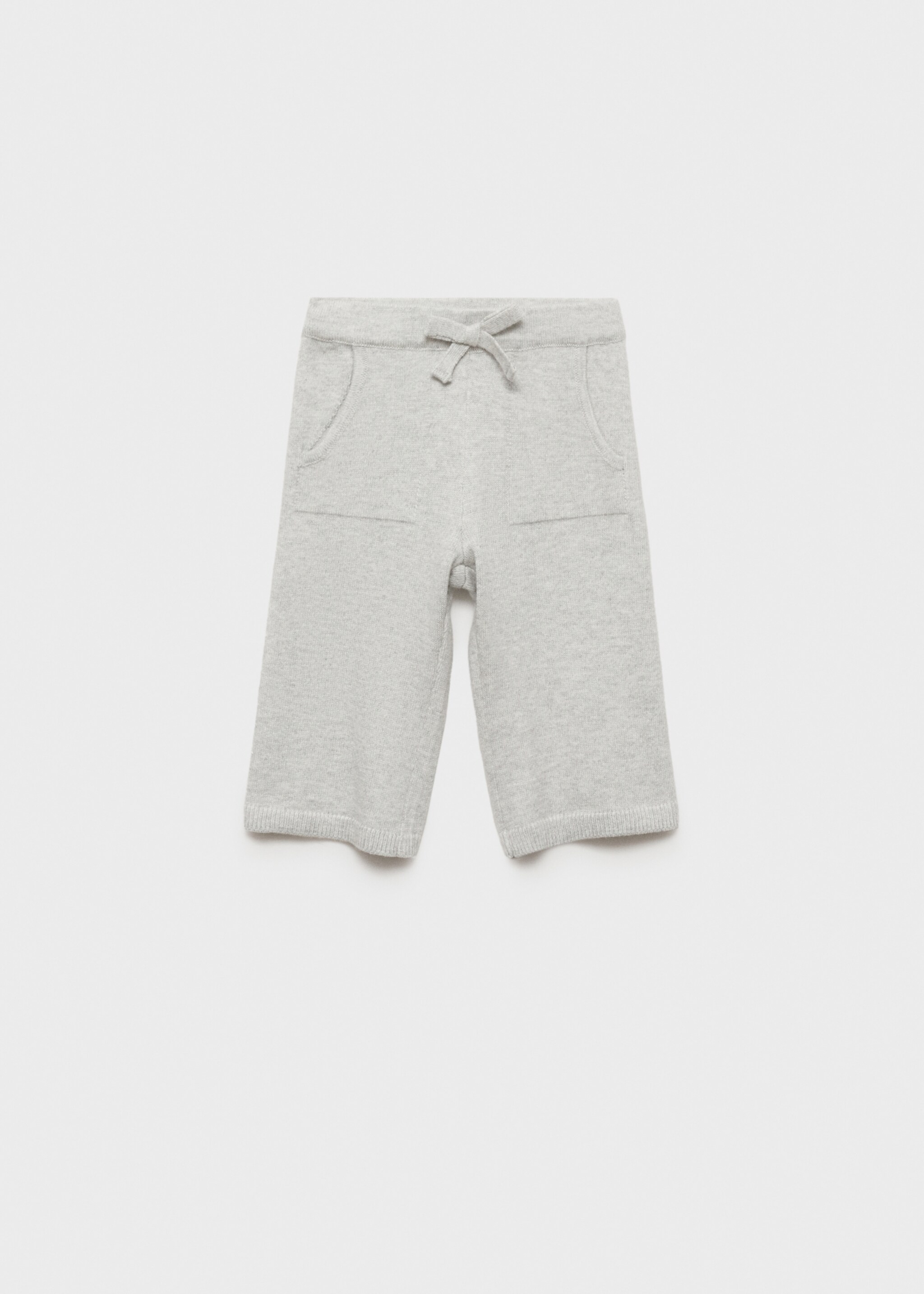 Jupe-culotte maille - Article sans modèle, Gris chiné clair. Ref: 77055152-00.