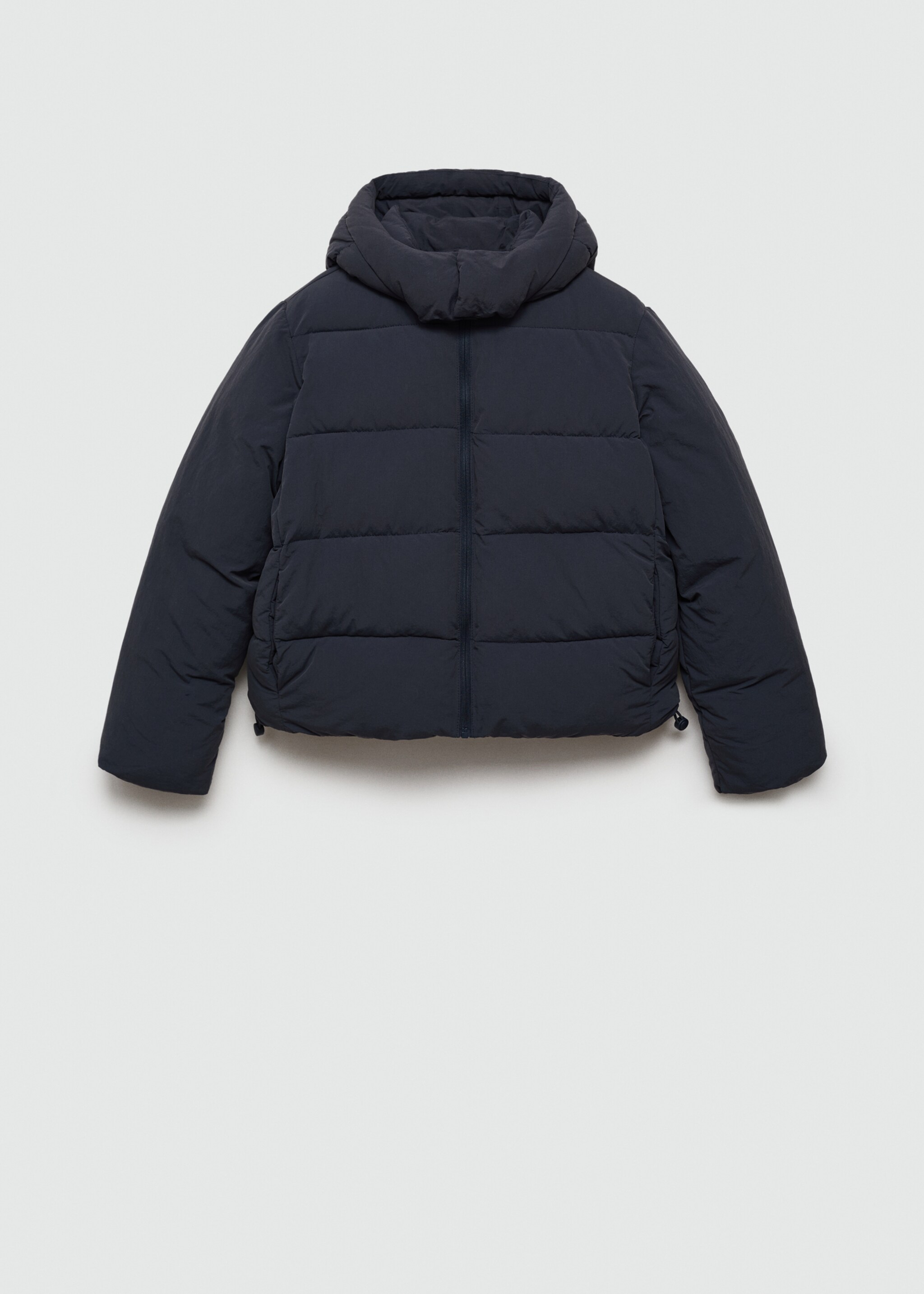 Anorac curt embuatat - Article sense model, Blau marí fosc. Ref: 77055629-00.