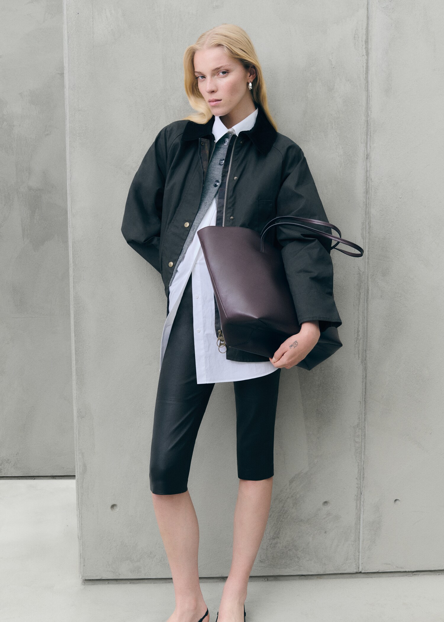 Korte parka met gecoate afwerking - Detail van het artikel 7
