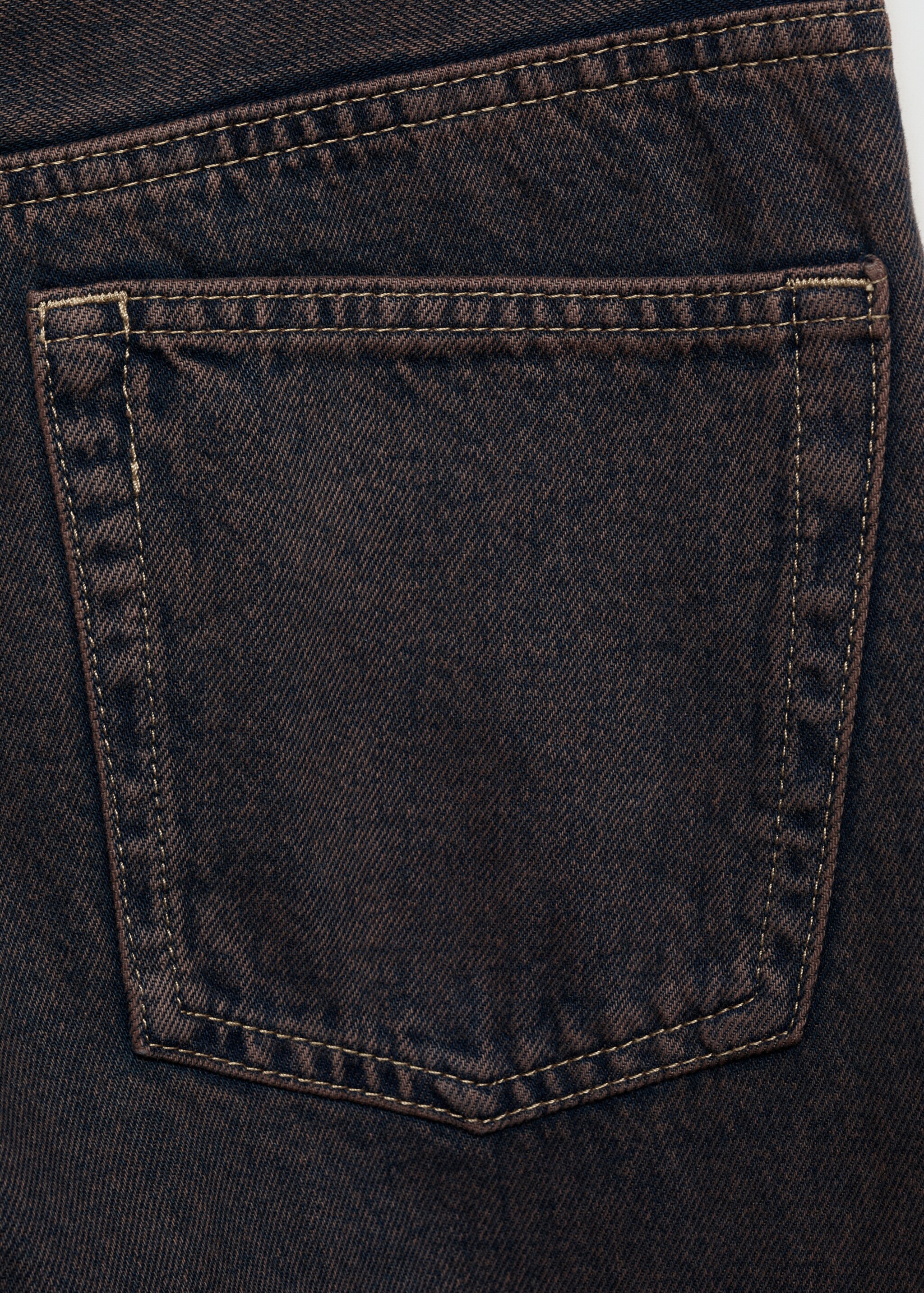 Miami medium-rise straight-fit jeans - Details of the article 0, Plum. Ref: 77055636-00.