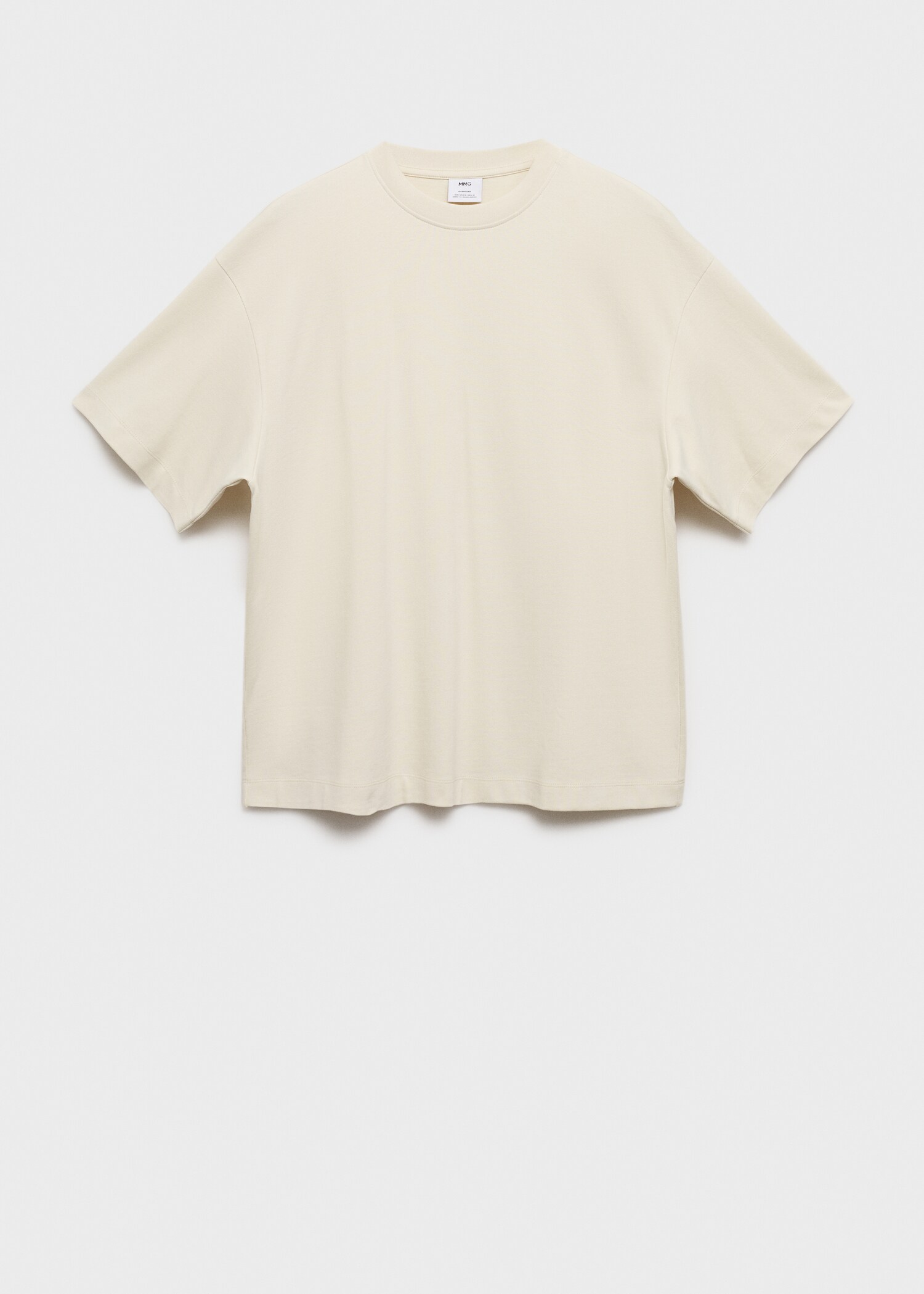 100% cotton oversized t-shirt - Article without model