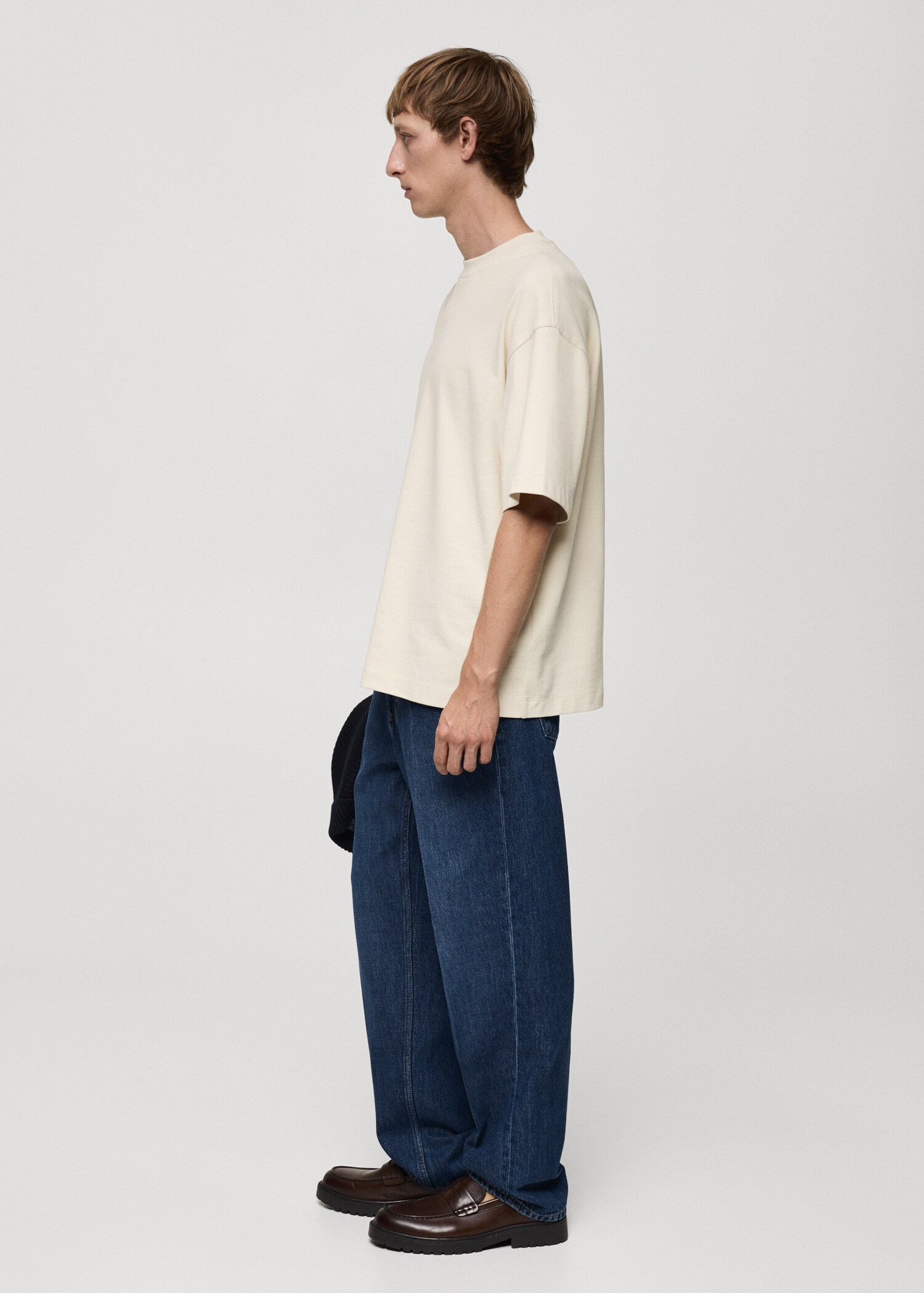 100% cotton oversized t-shirt - Details of the article 1