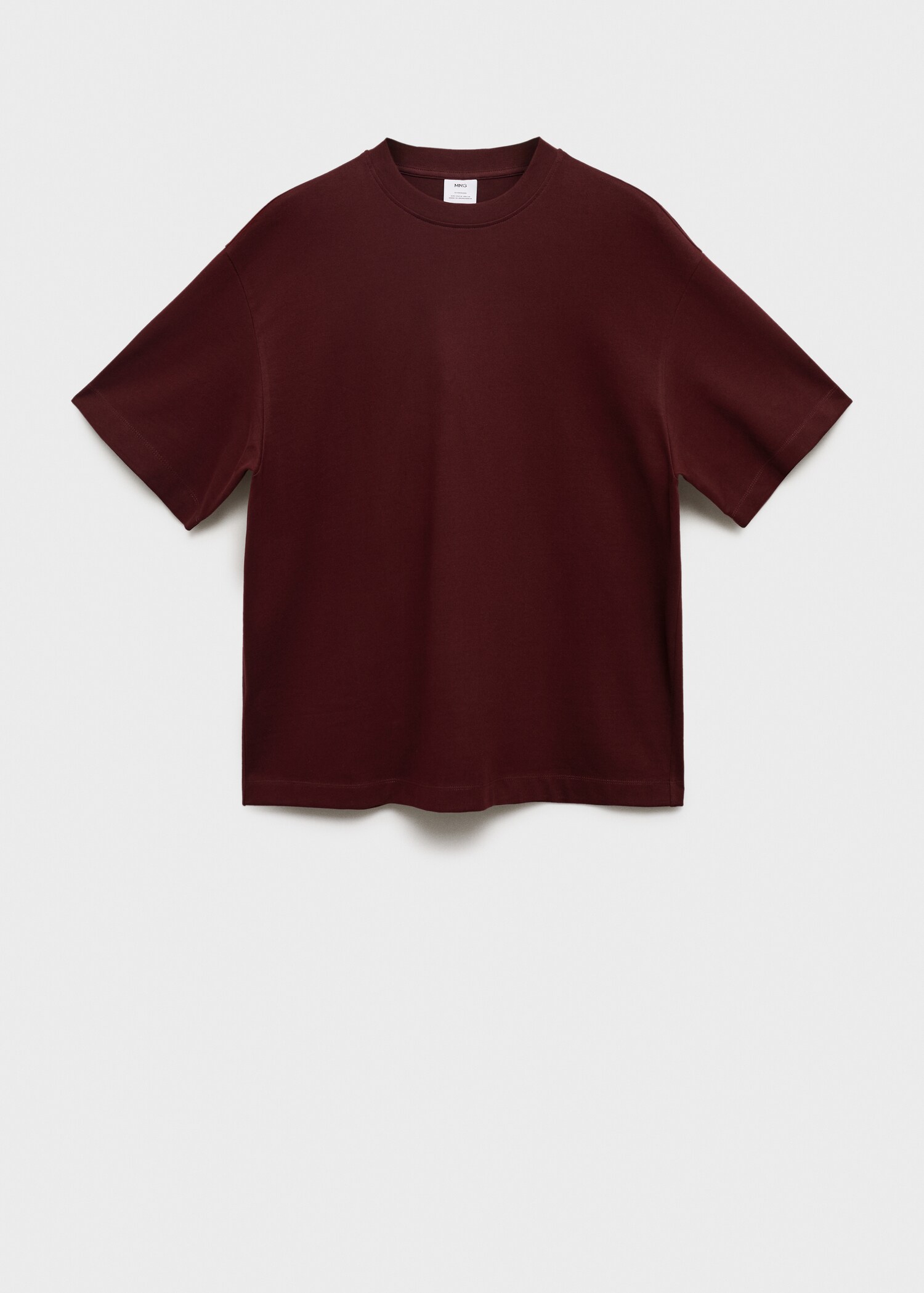 100% cotton oversized t-shirt - Article without model