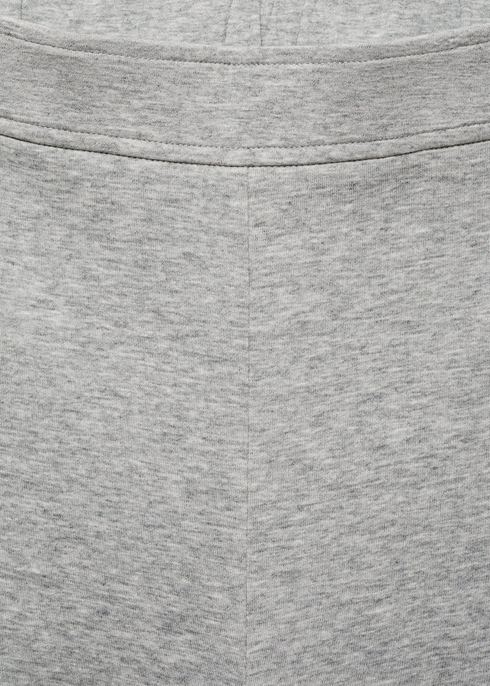 High-rise wide leg trousers - Details of the article 8, Medium Heather Grey. Ref: 77055640-00.