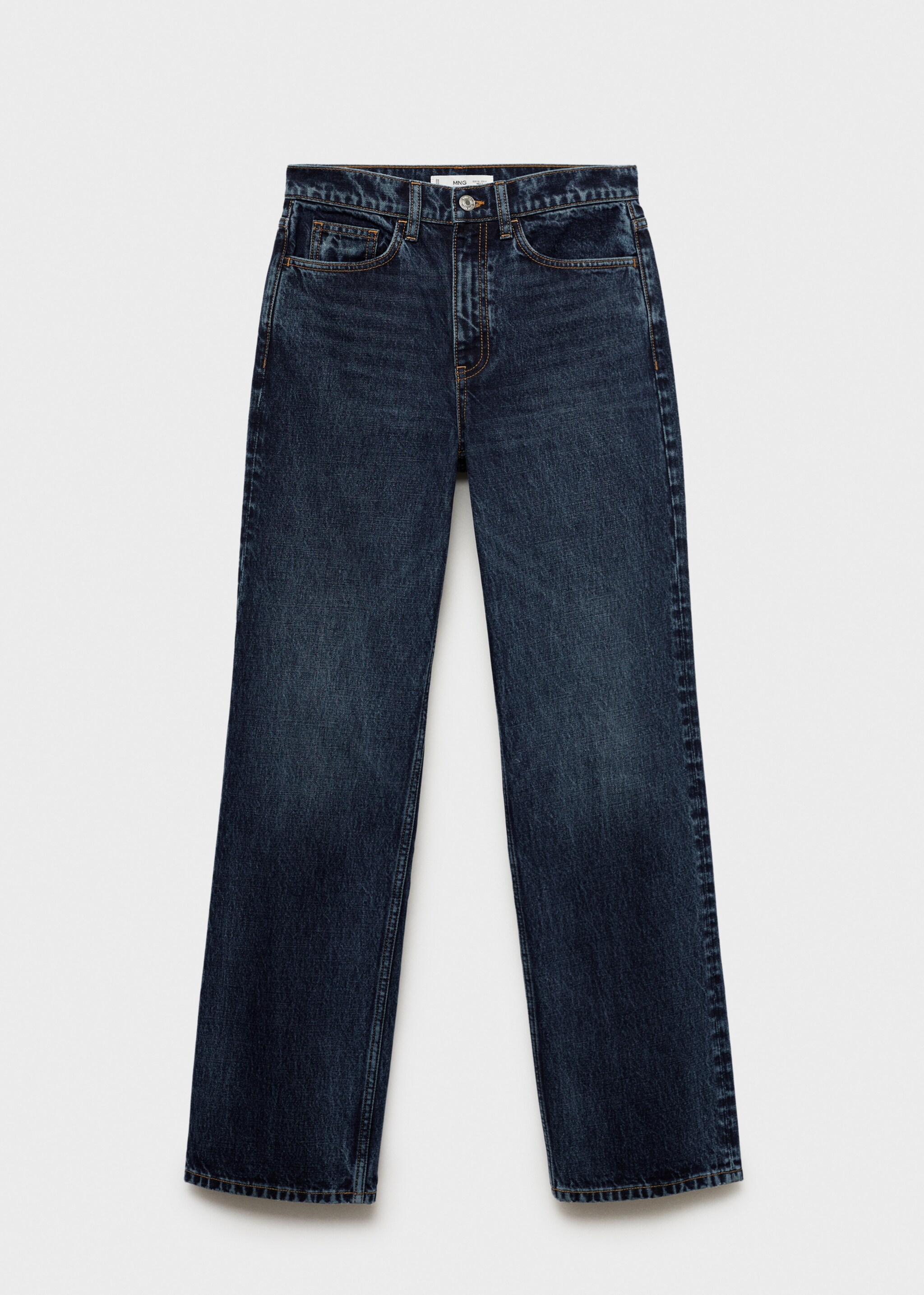 High waist straight jeans - Article without model