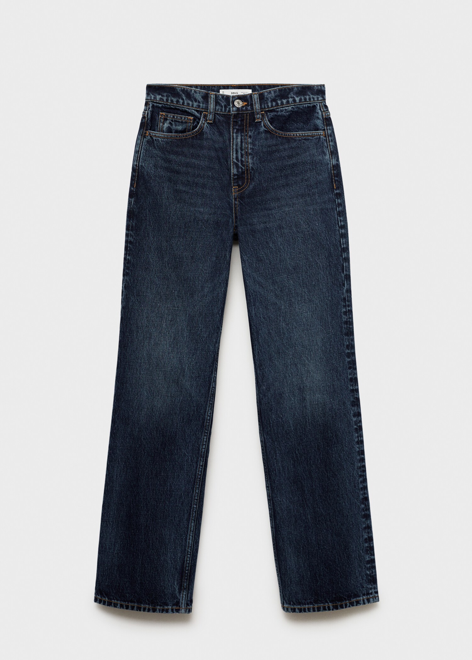High waist straight jeans - Article without model