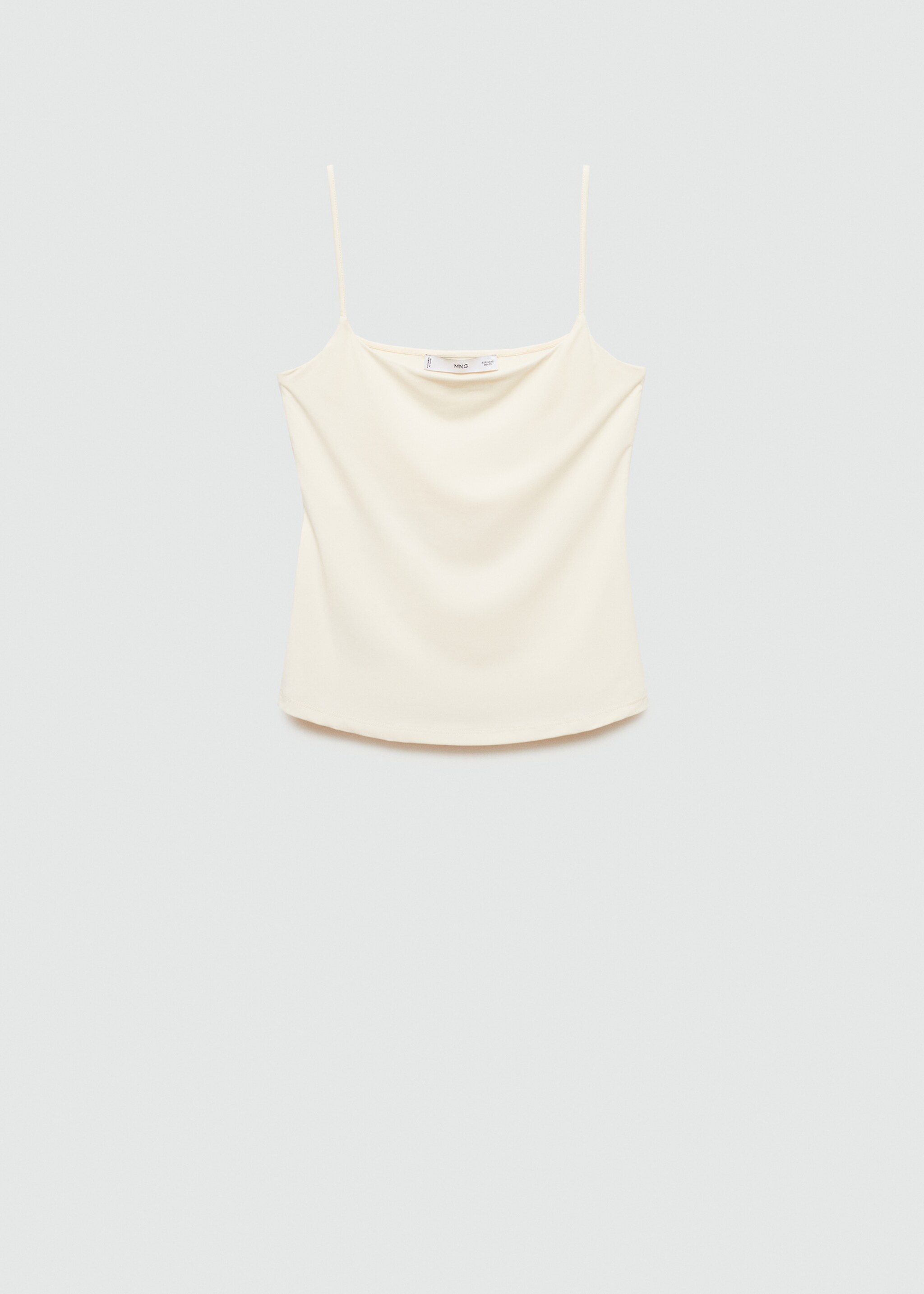 Slim-fit top with thin straps - Article without model