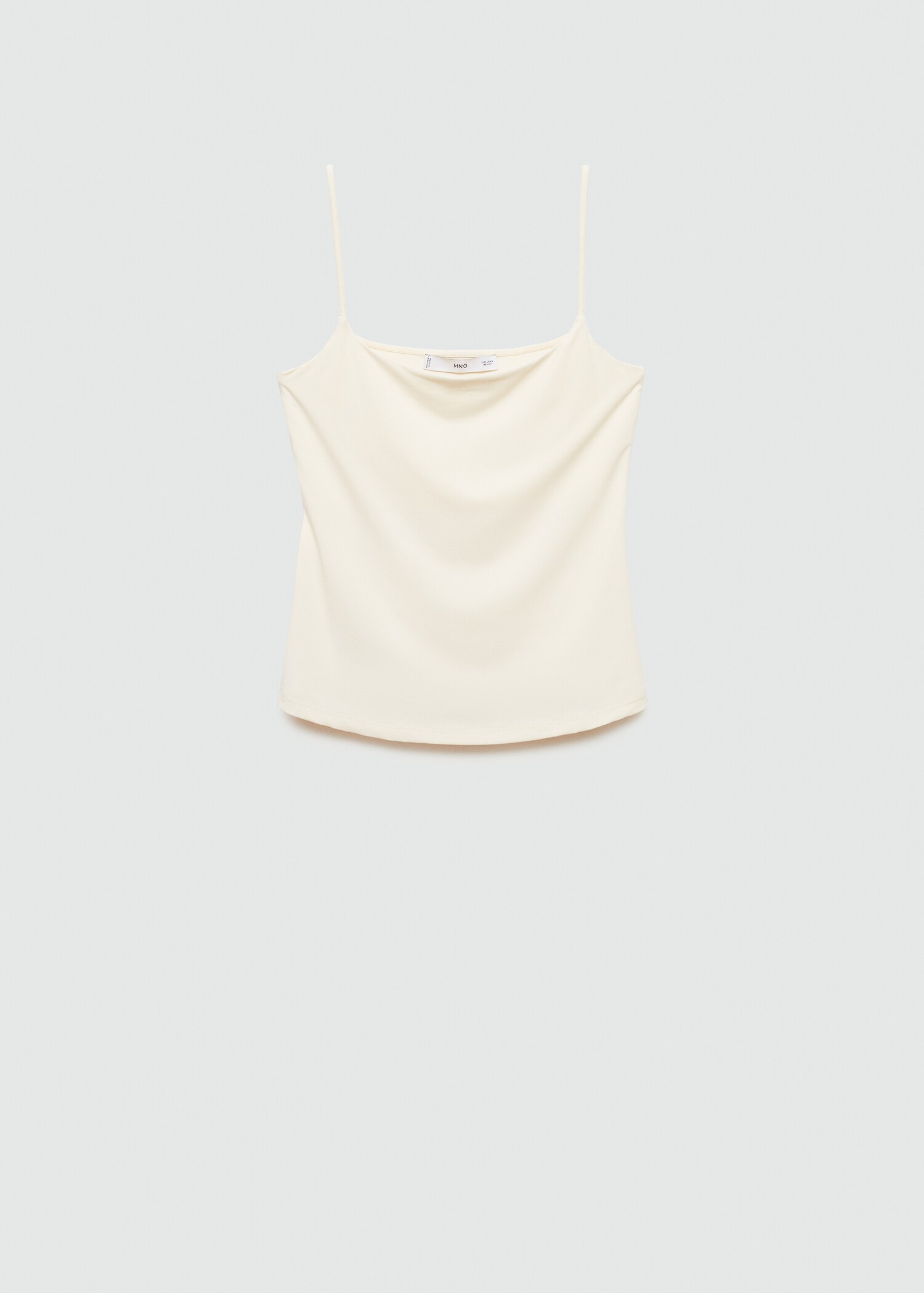Slim-fit top with thin straps - Article without model