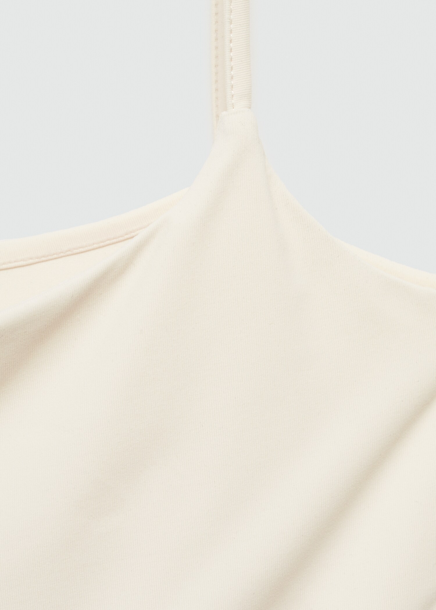 Slim-fit top with thin straps - Details of the article 8