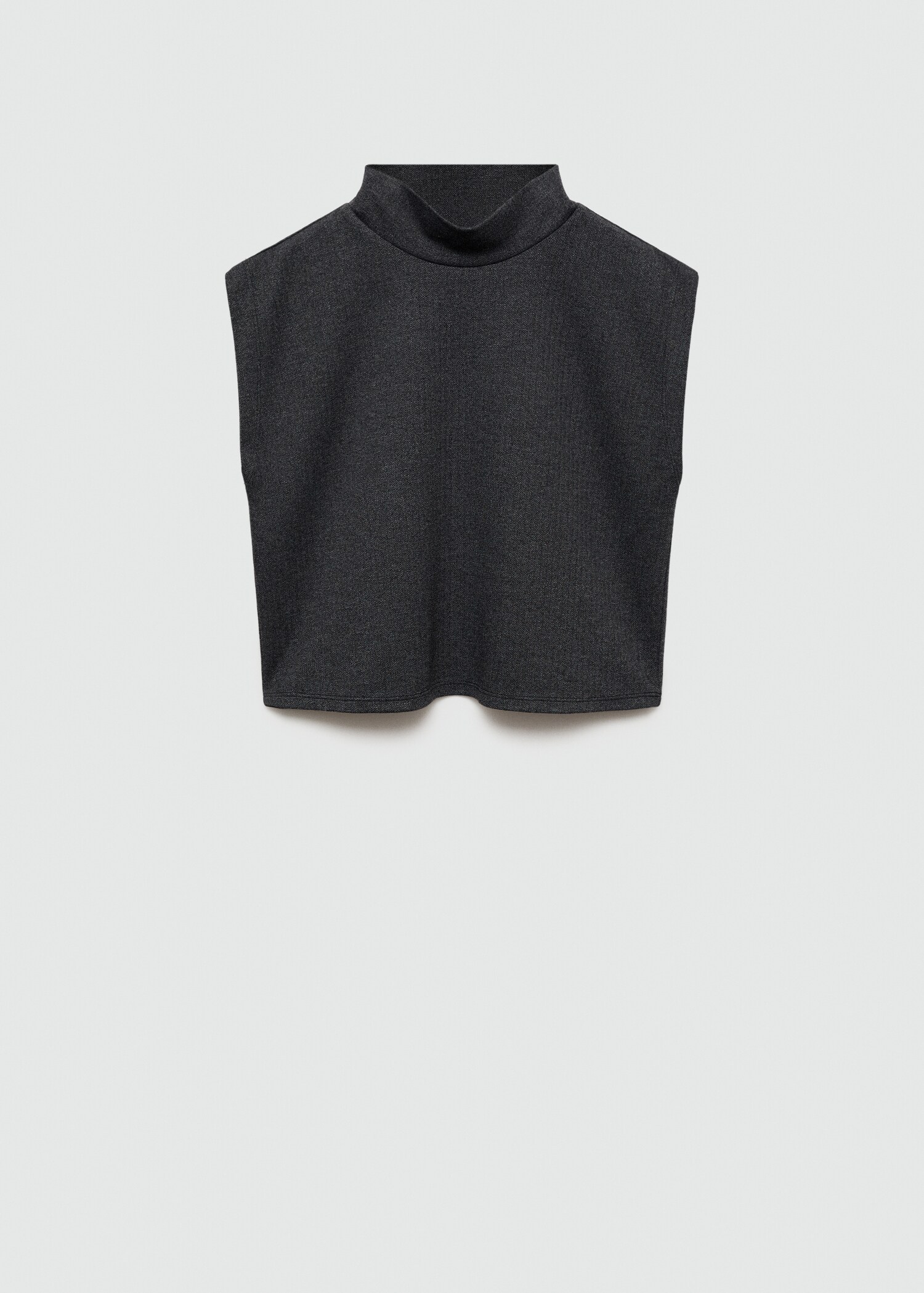 Knitted cropped top - Article without model
