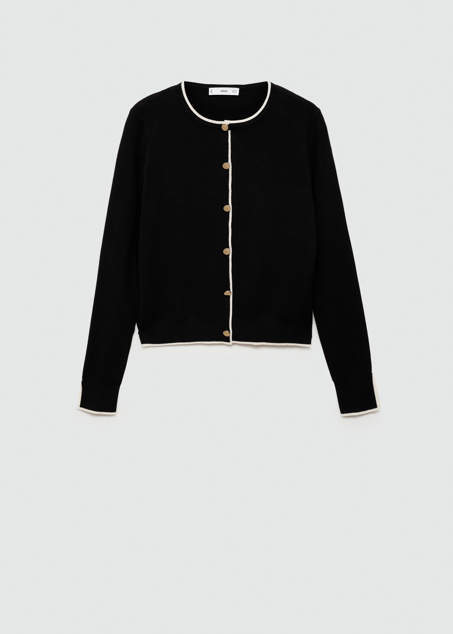 Button knit cardigan - Article without model