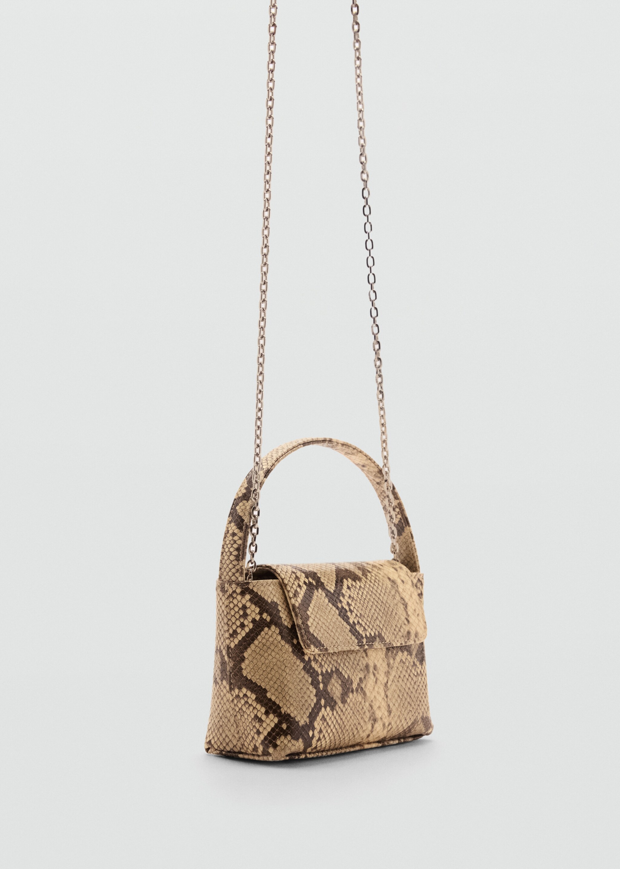 Flap chain bag - Medium plane, Beige. Ref: 77055662-00.