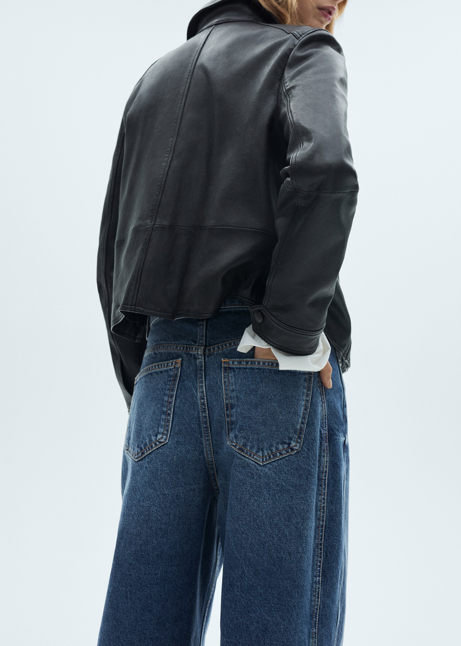 High-waist balloon jeans - Details of the article 6