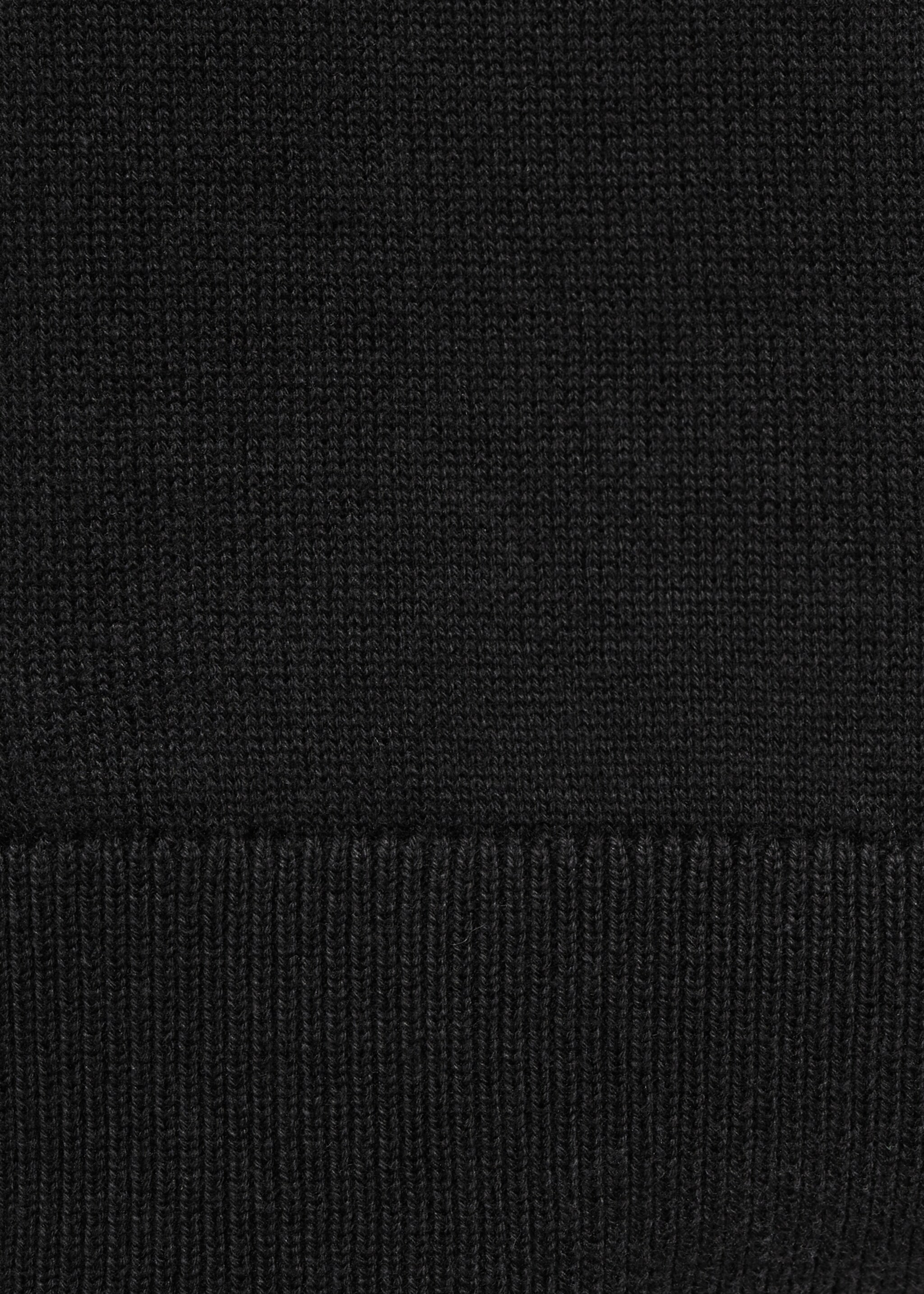 Pull-over maille col montant - Détail de l'article 0, Noir. Ref: 77055967-00.