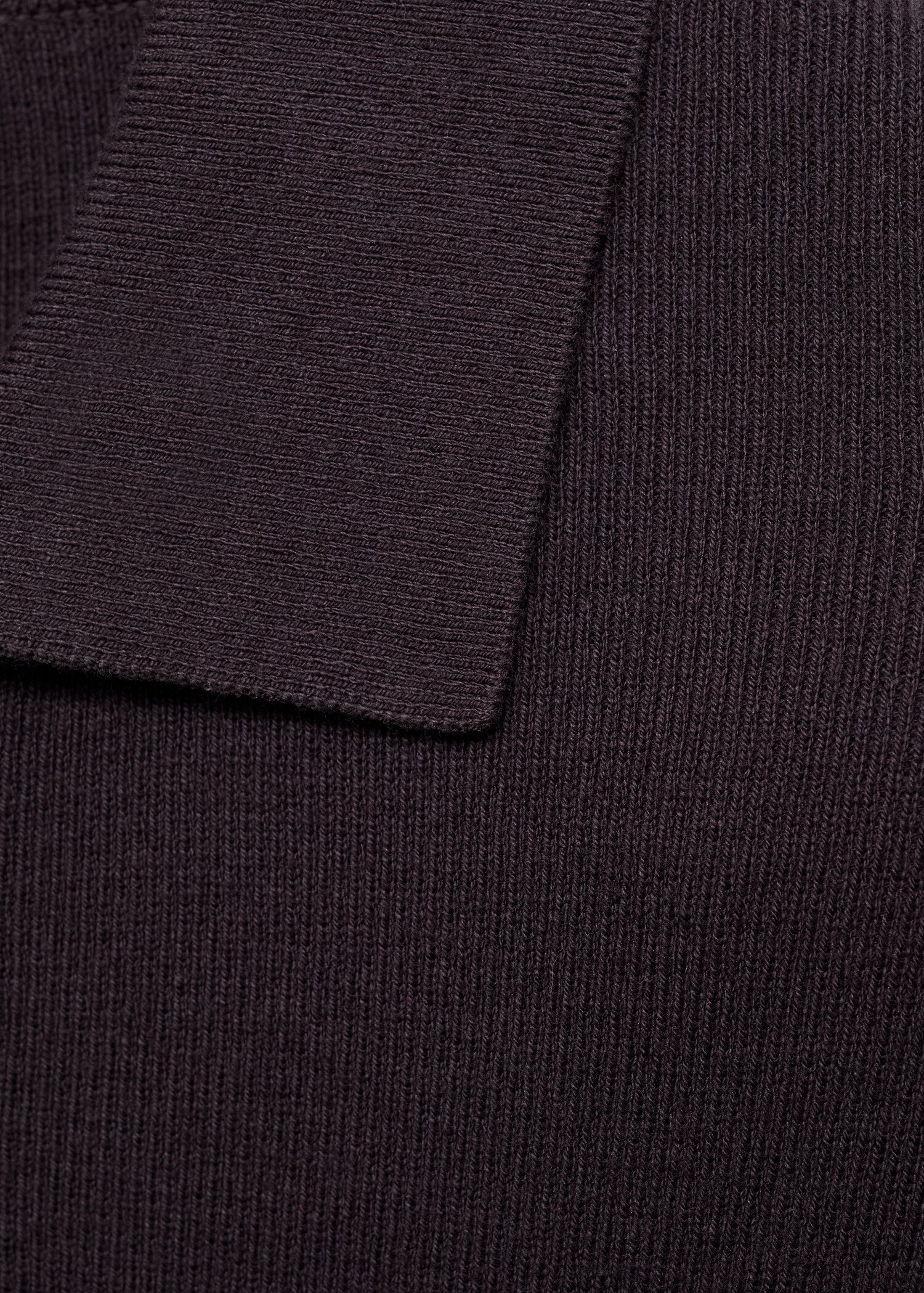Fine cotton-knit polo sweater - Details of the article 8