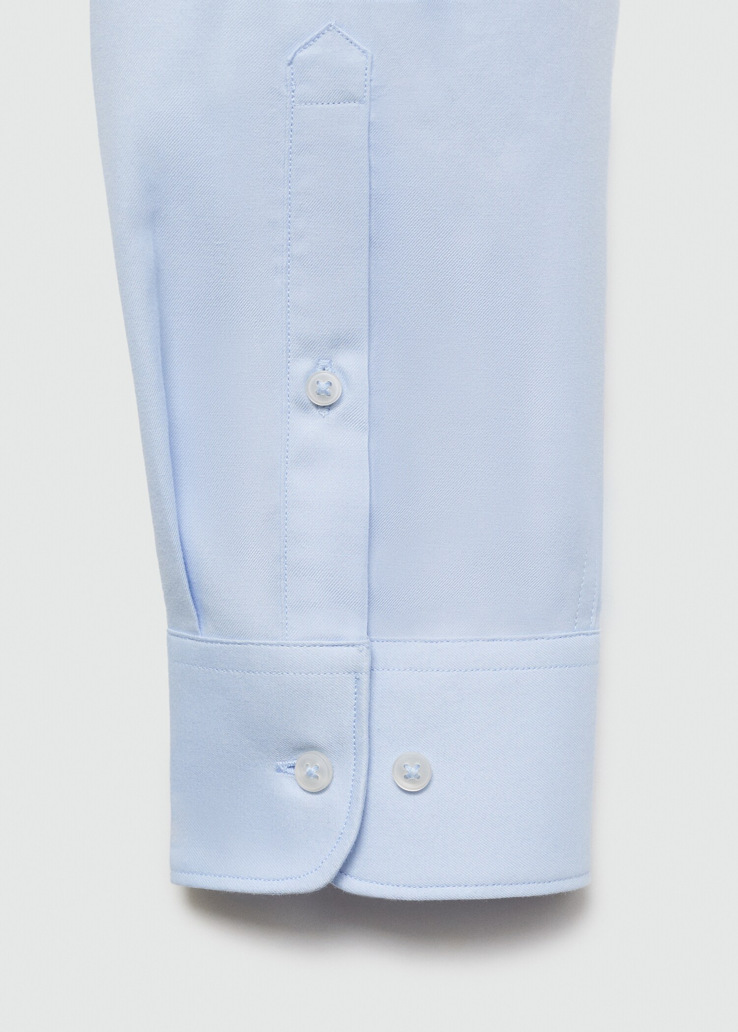 100% cotton twill regular-fit shirt - Details of the article 0
